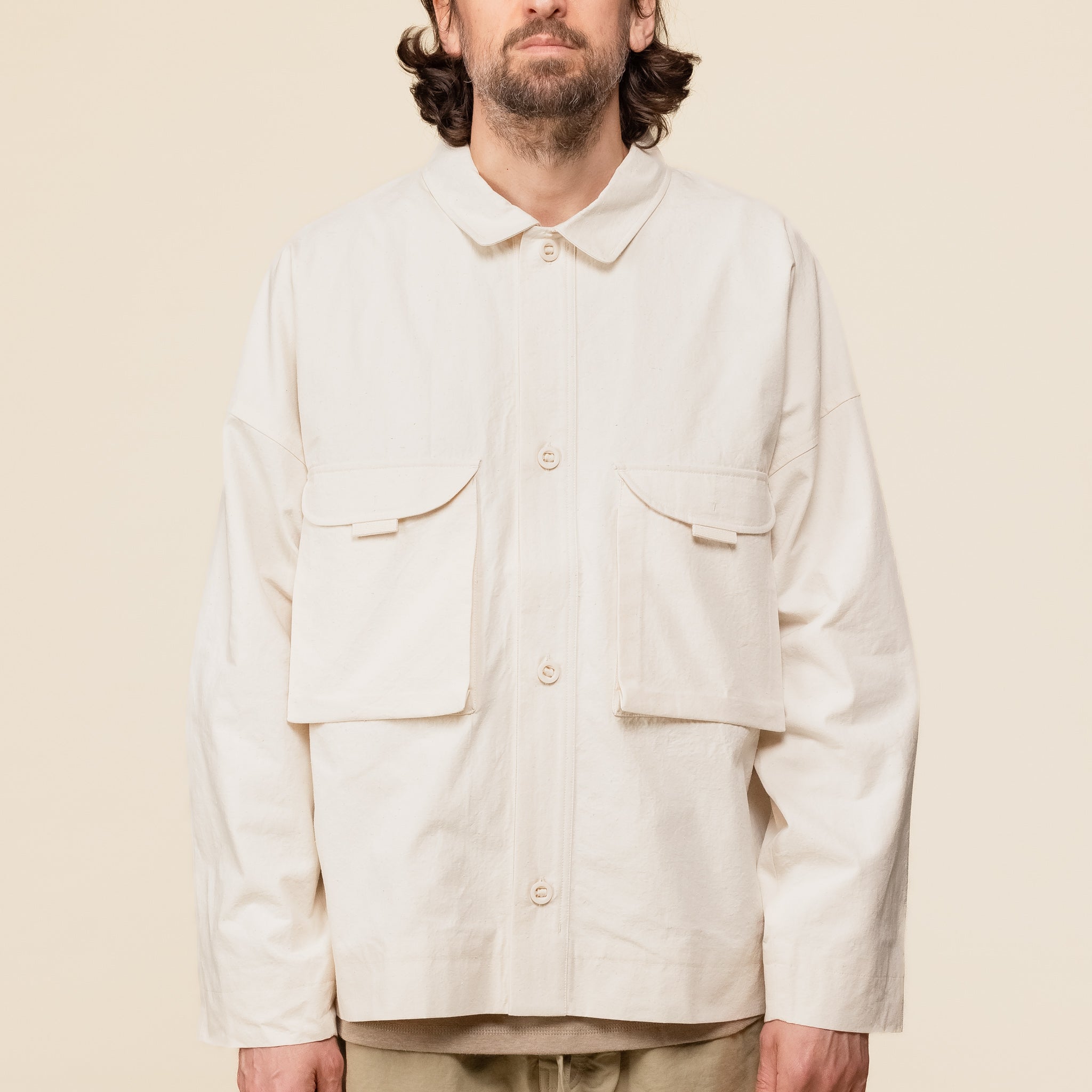 8102131466493 Satta - Kodo Jacket - Raw Ecru
