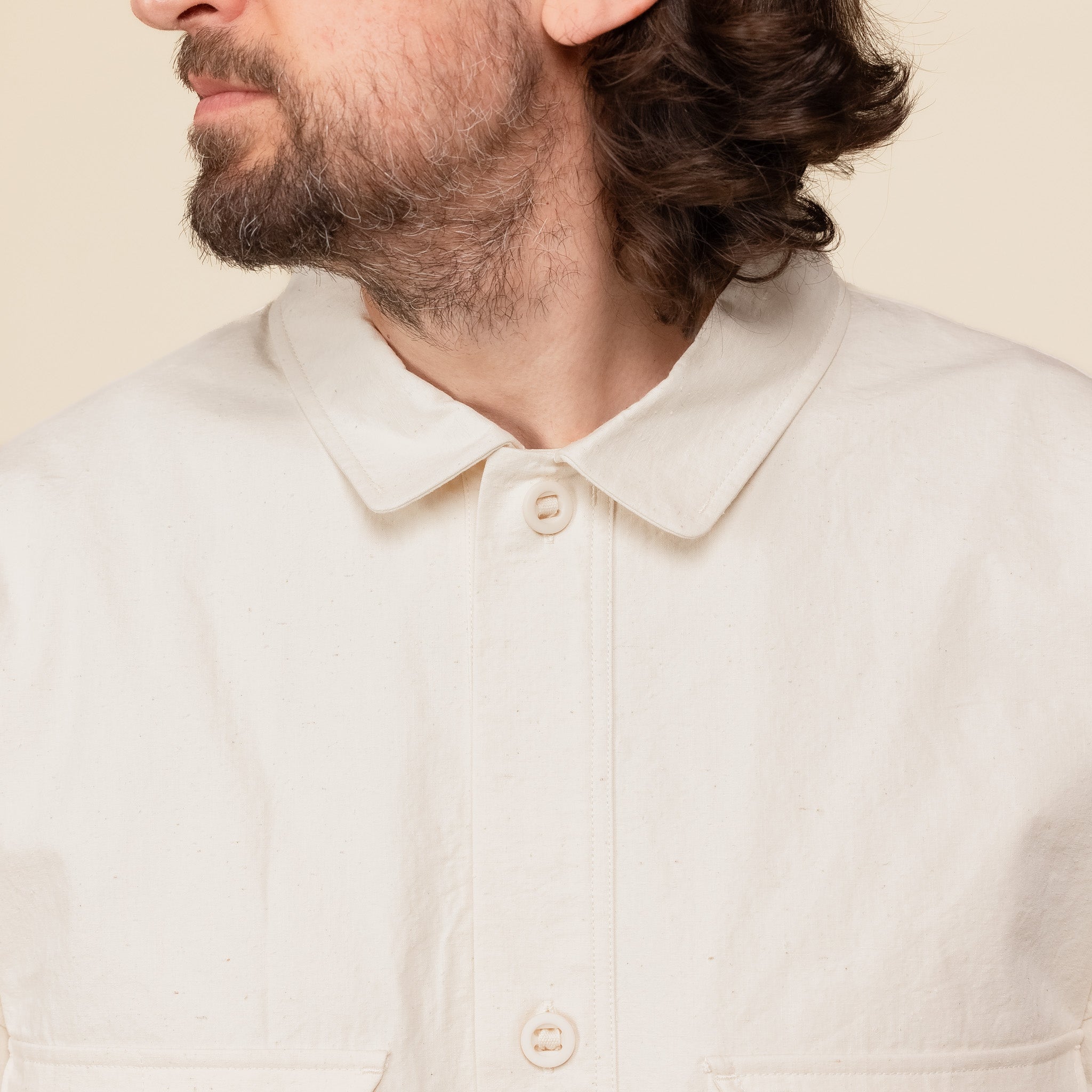 8102131466493 Satta - Kodo Jacket - Raw Ecru