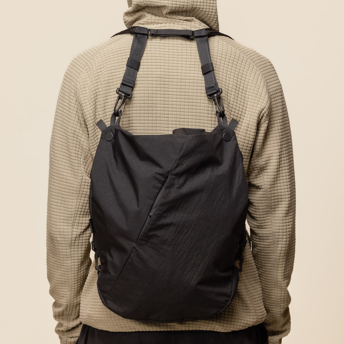 SEALSON - TE-S | ECOYA® 3-Way Messenger Bag - Black | T.T.O.O