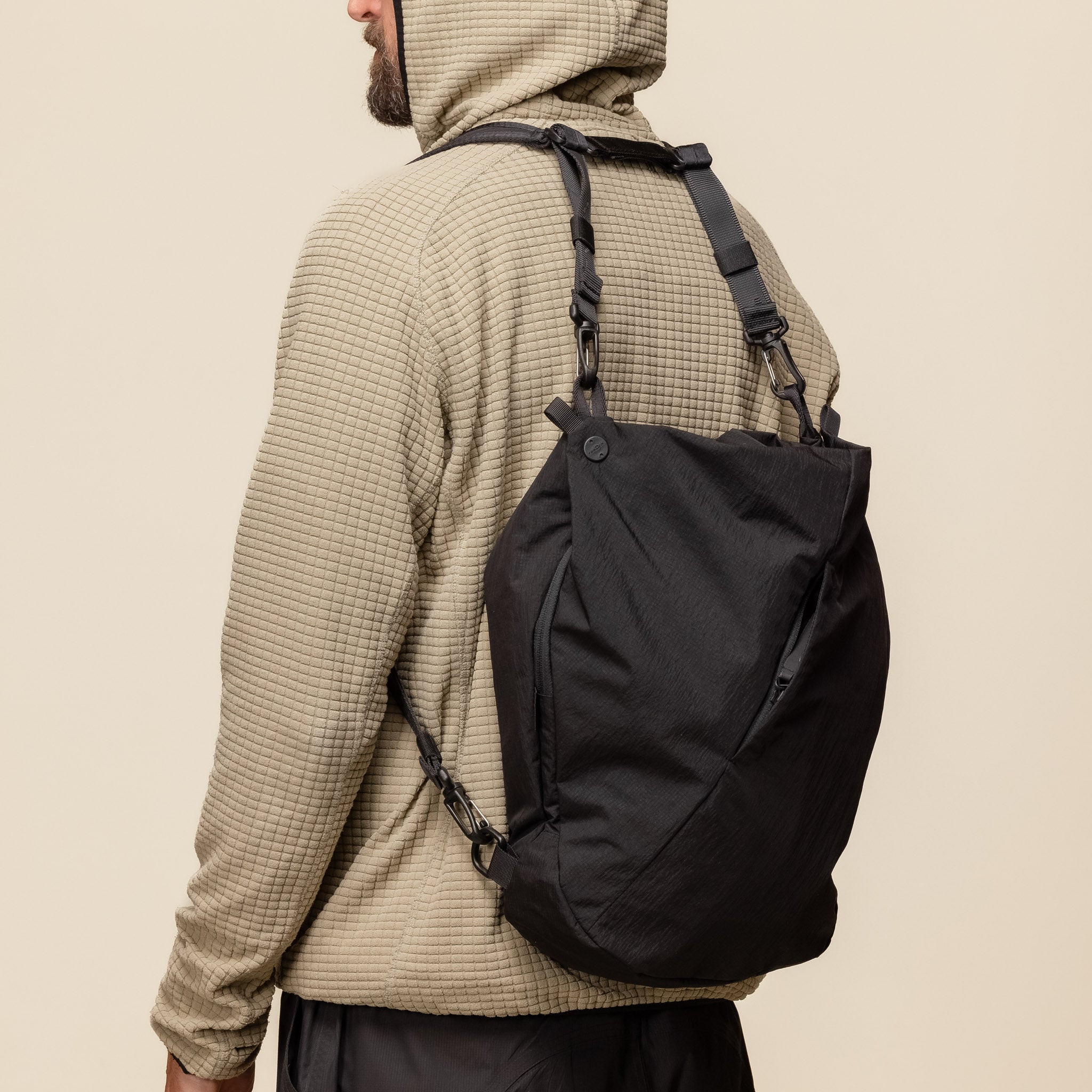 SEALSON - TE-S | ECOYA® 3-Way Messenger Bag - Black