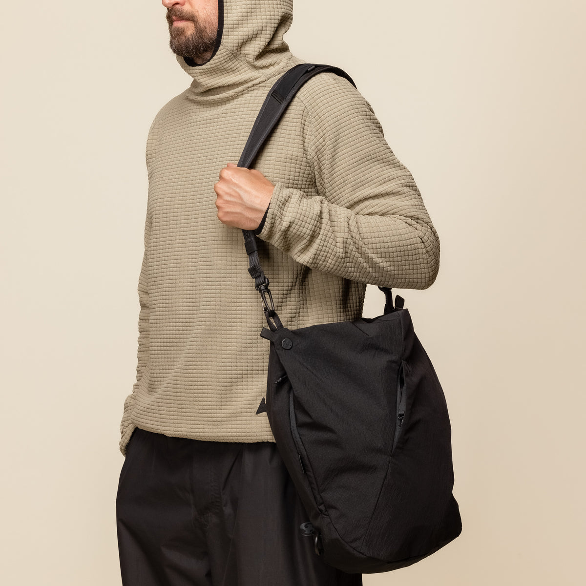 SEALSON - TE-S | ECOYA® 3-Way Messenger Bag - Black | T.T.O.O