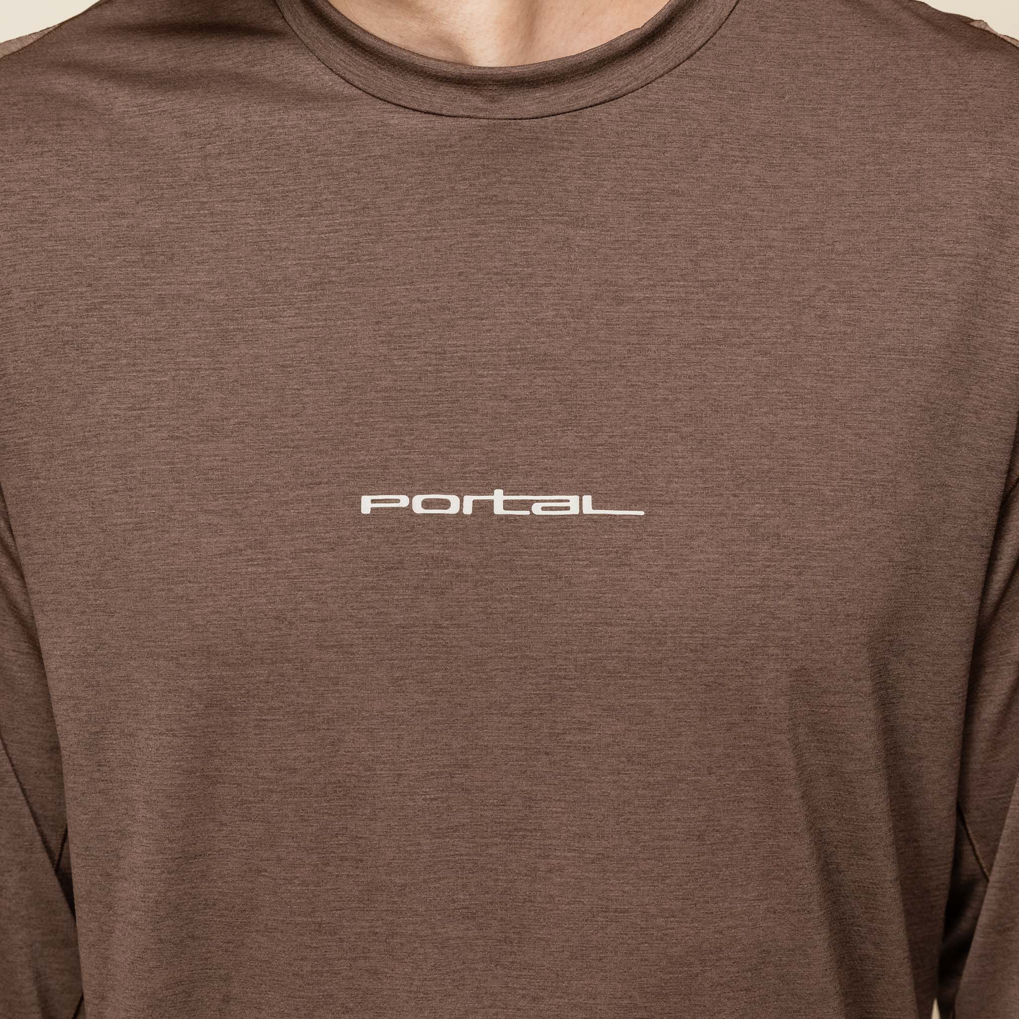 Portal - Lateral Peak L/S T-Shirt - Slate Black (Brown)
