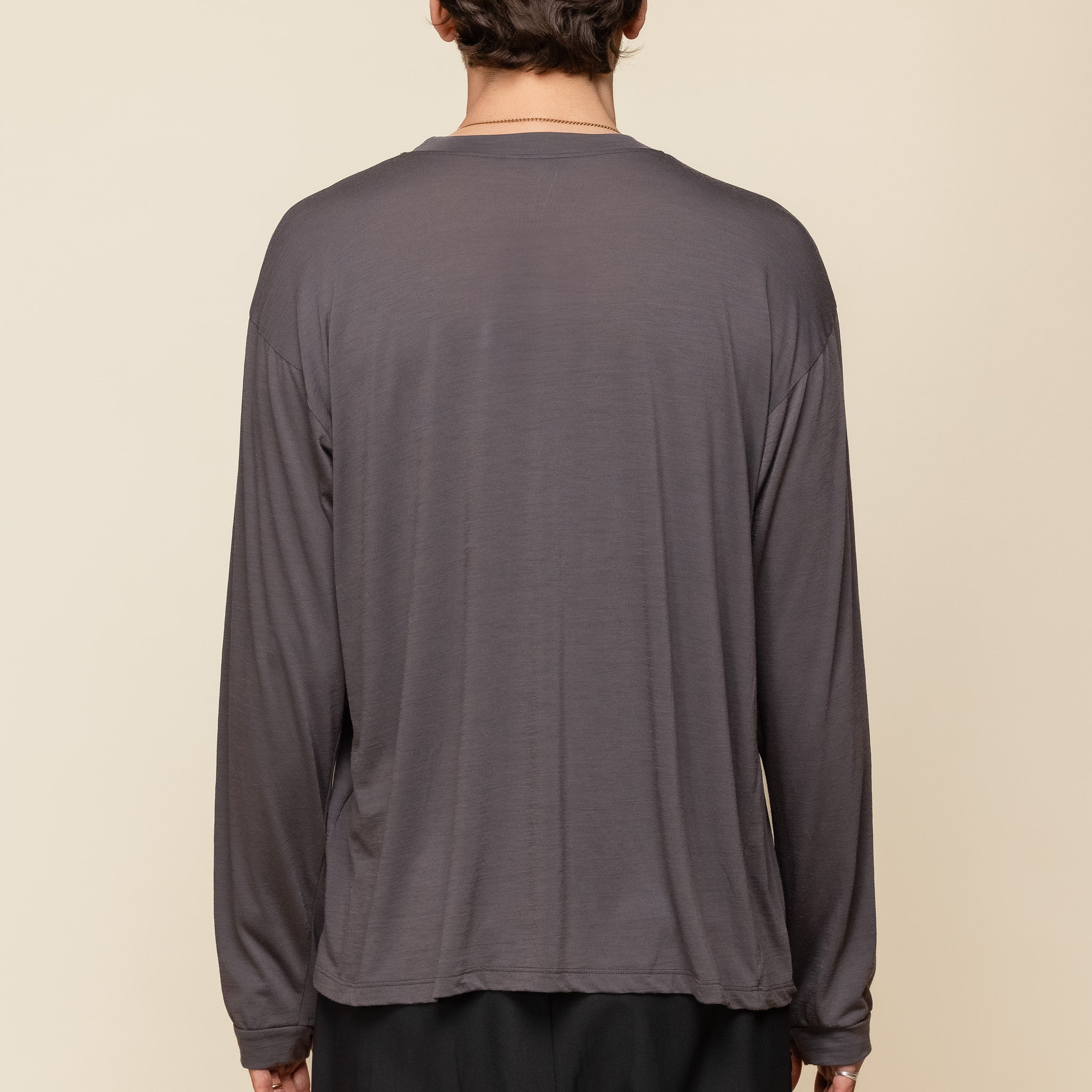Gnuhr - Creeper Crew Merino Sweater - Magnet