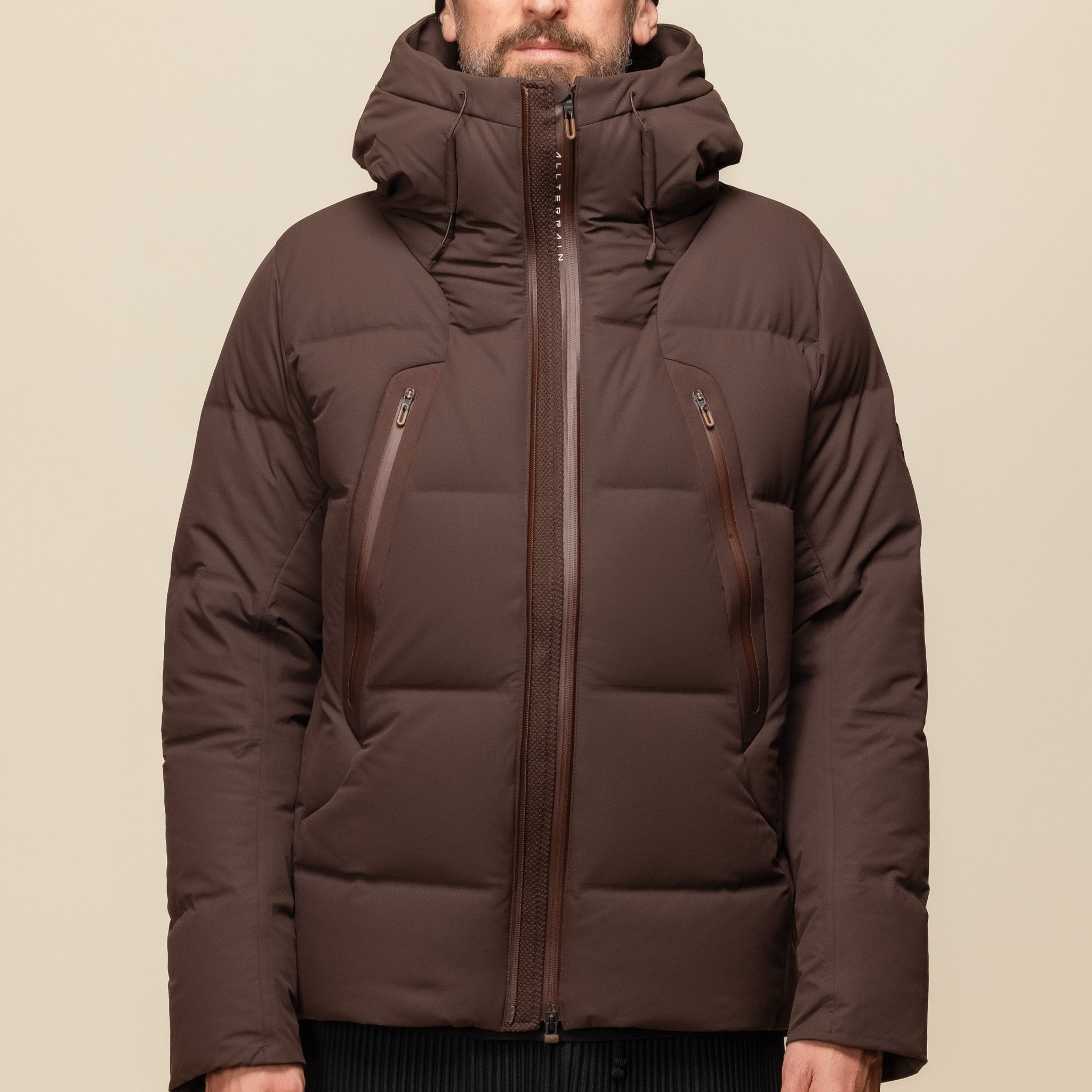 Descente Allterrain - Mizusawa Down Mountaineer Jacket - Brown DAMYGK30U