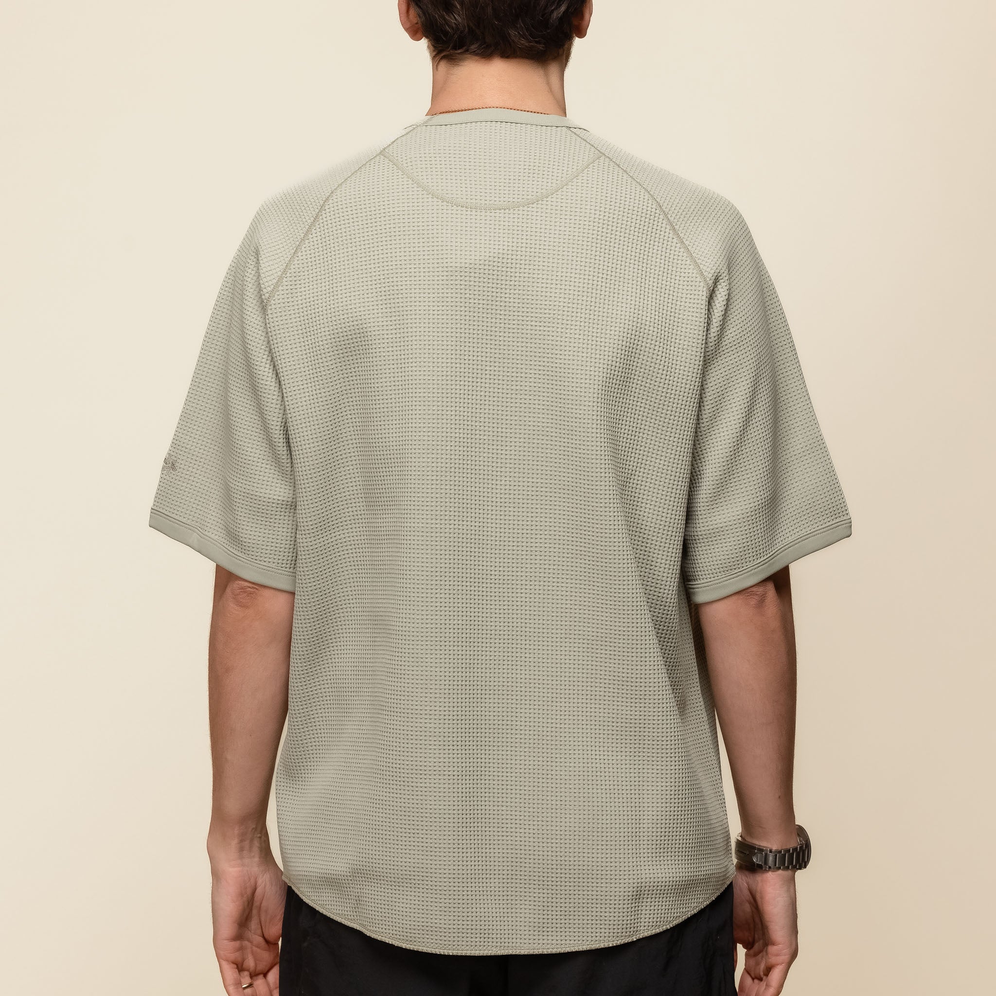 Goldwin - Waffle Light T-Shirt - Oak Beige GL65143