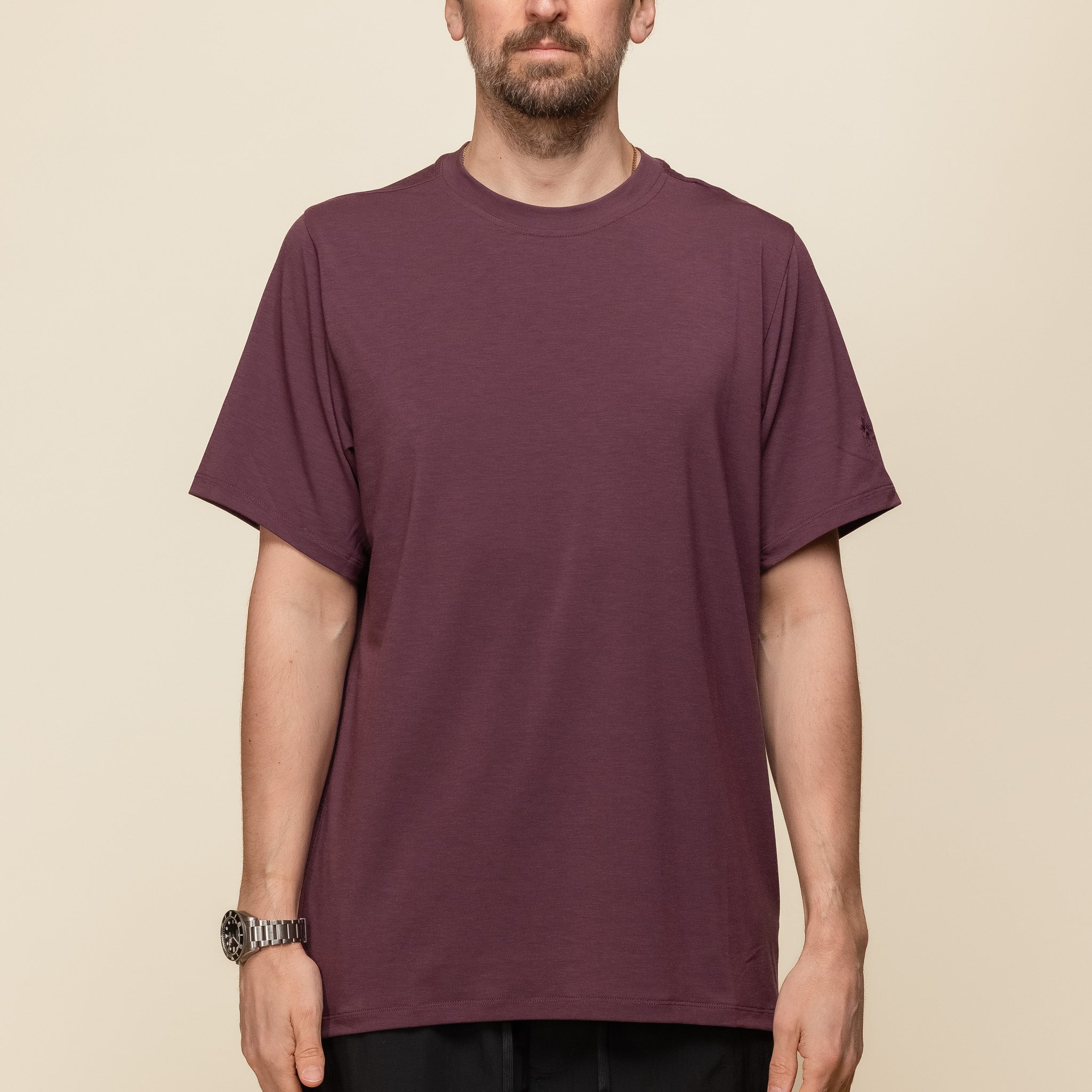 Goldwin - Polartec Delta T-Shirt - Mauve Wine GM65106