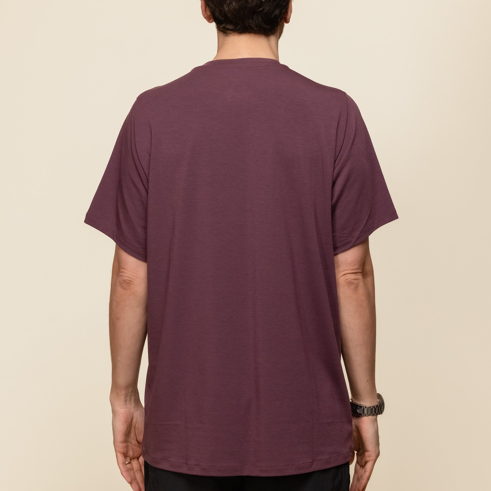 Goldwin - Polartec Delta T-Shirt - Mauve Wine GM65106