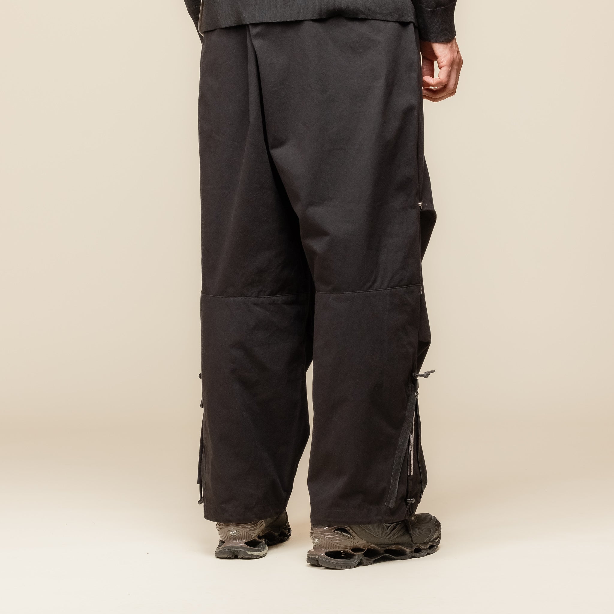 Poliquant - Changing Length Wide Pants - Black