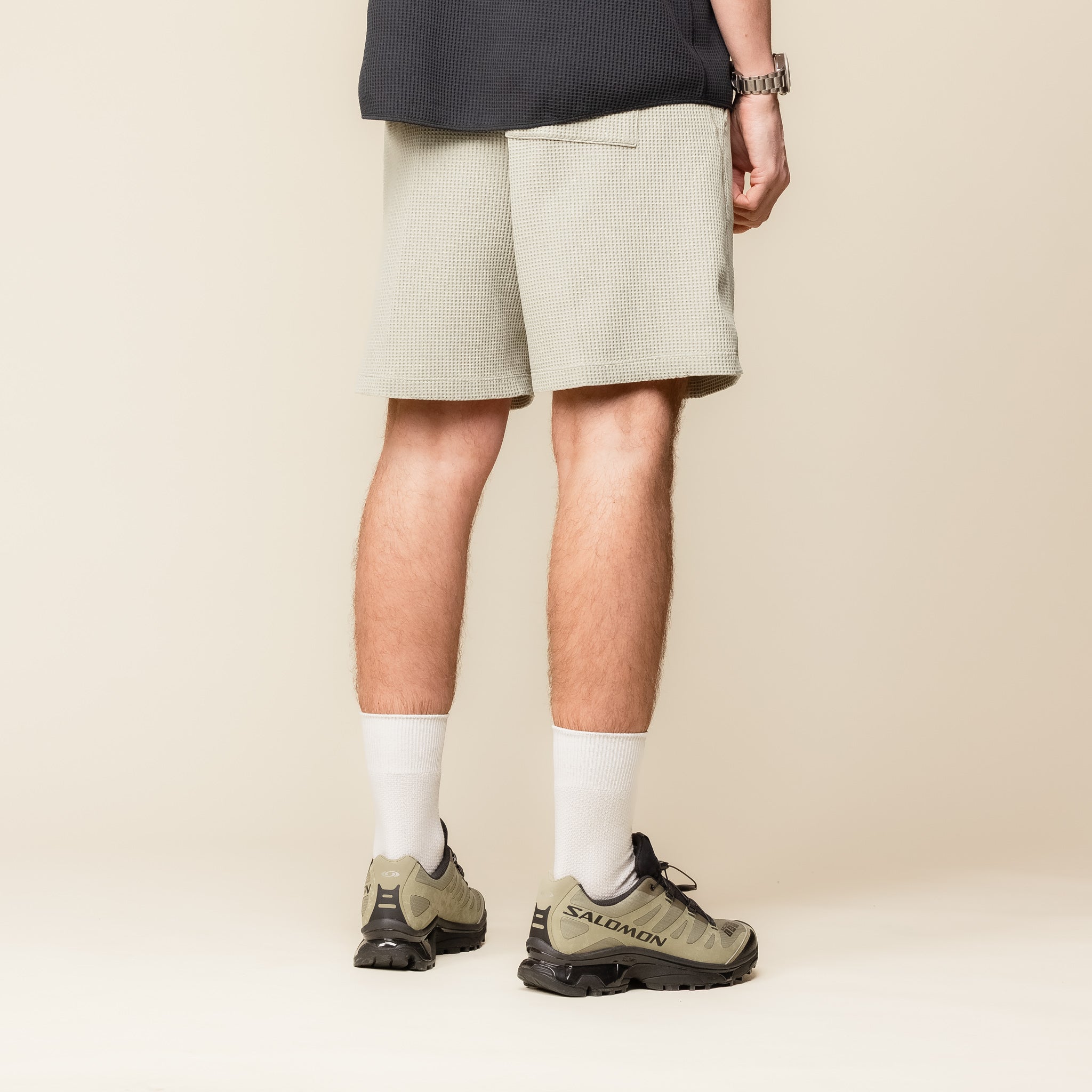 Goldwin - Waffle Light Shorts - Oak Beige GL75176