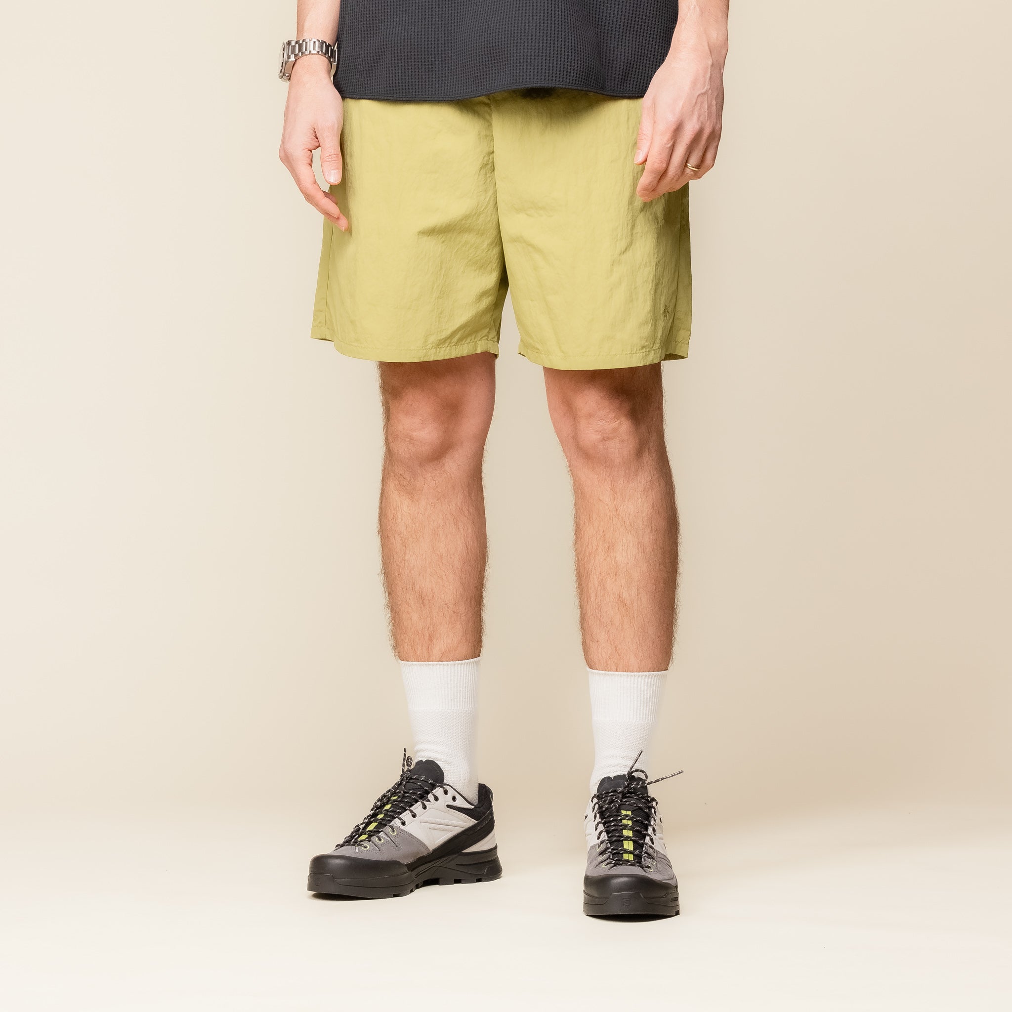 Goldwin - Nylon Shorts - Acid Oil (Yellow) GL75185