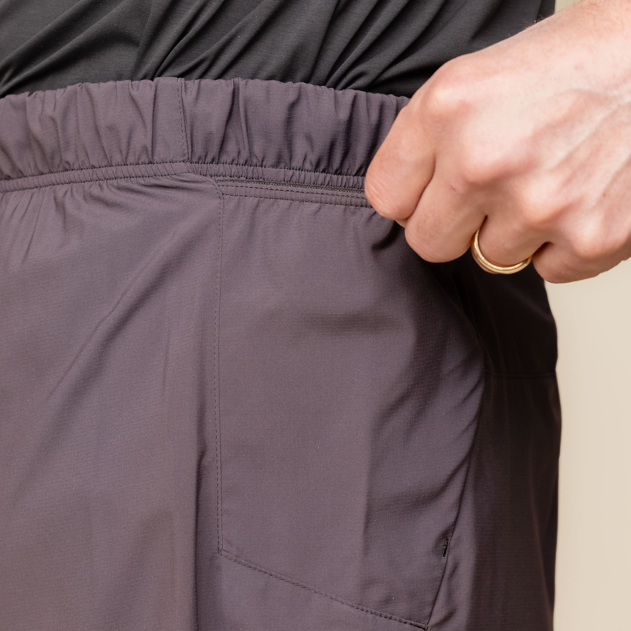 Goldwin - Breathable Active Shorts - Midnight Plum