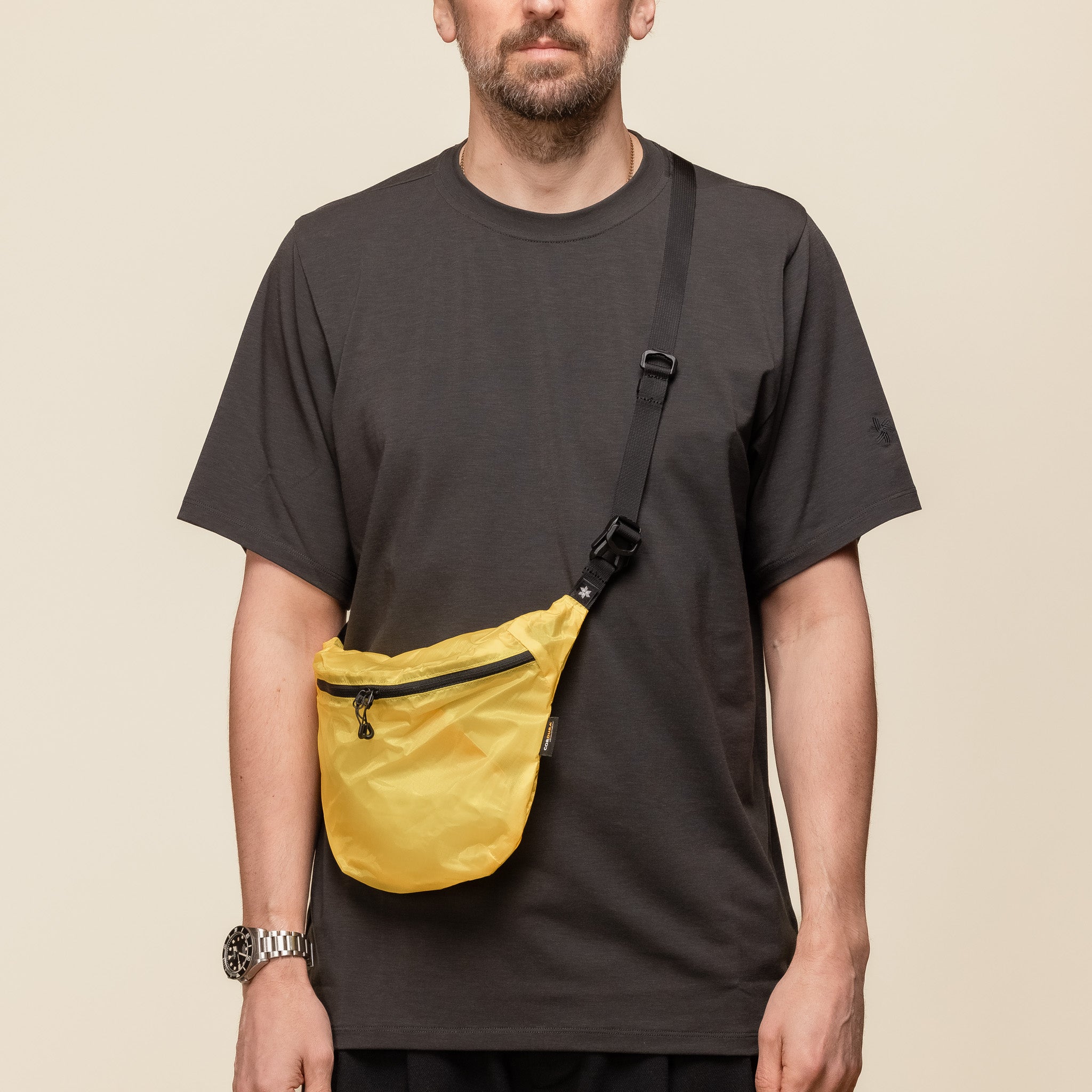 Goldwin - Cordura Rip Stop Sacoche Bag - Black GL95184