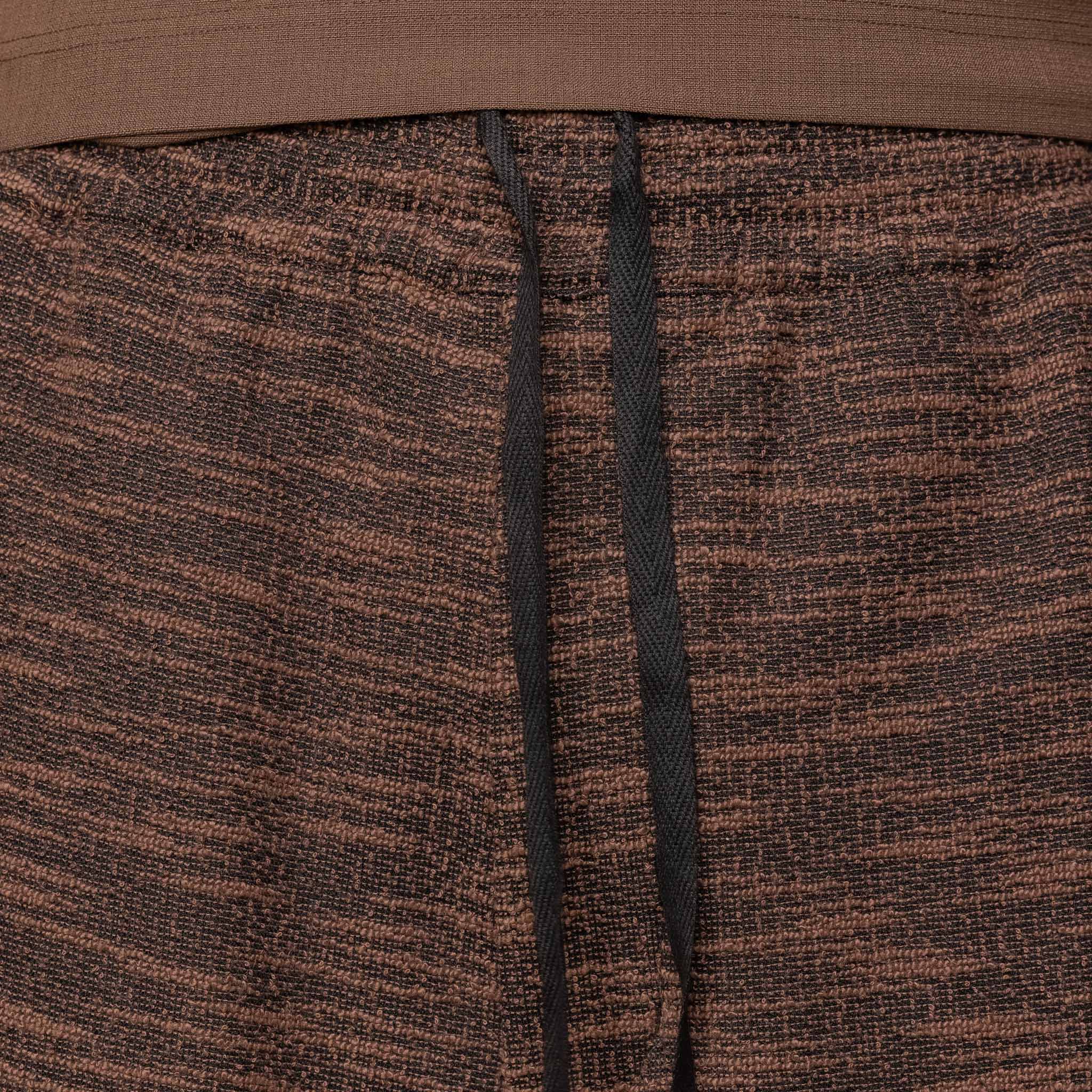 Merely Made - Premium Sapino Jacquard Wide Shorts - Mocha Black