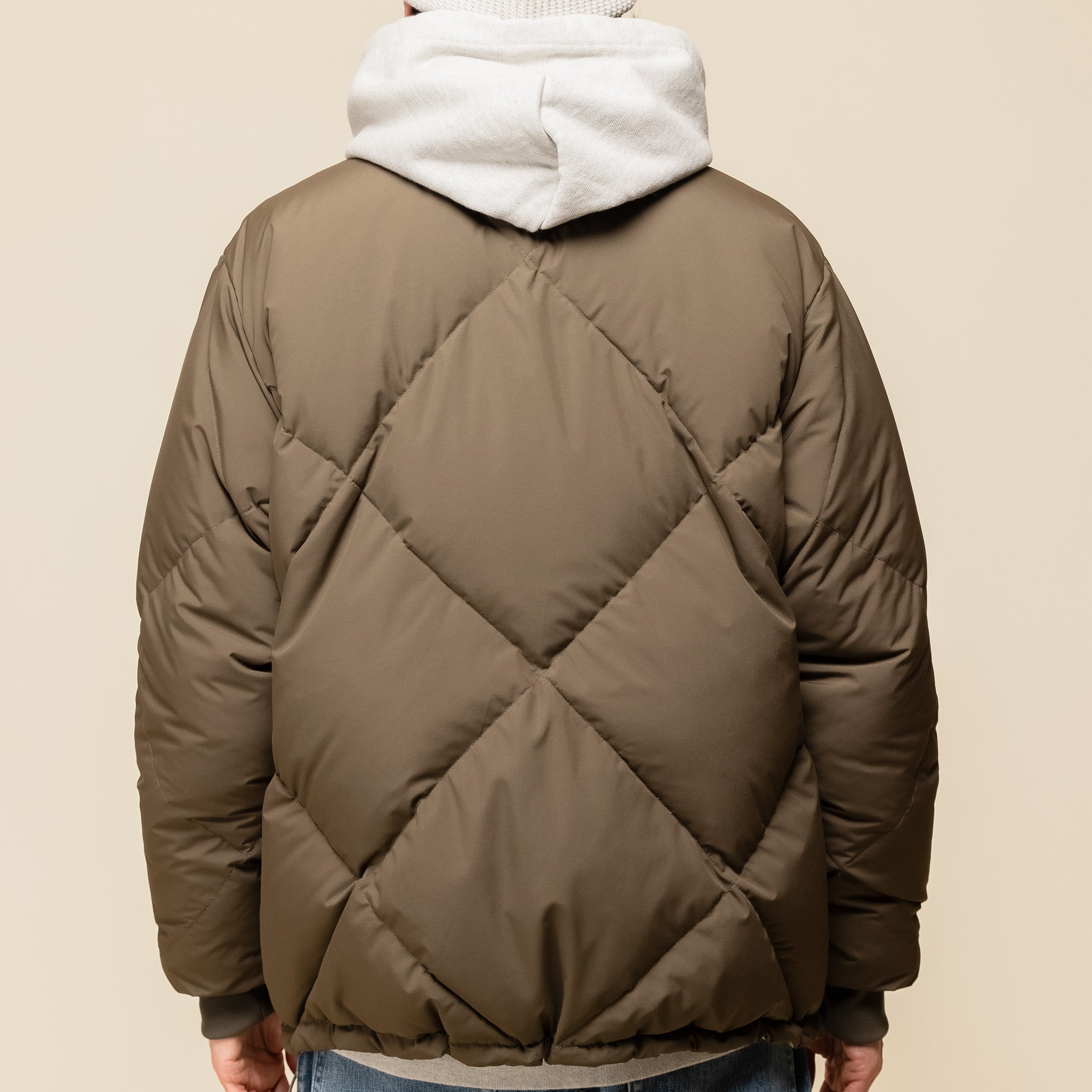 CMF Comfy Outdoor Garment x TTOO - Classic Diamond Down Jacket - Military Green x Beige
