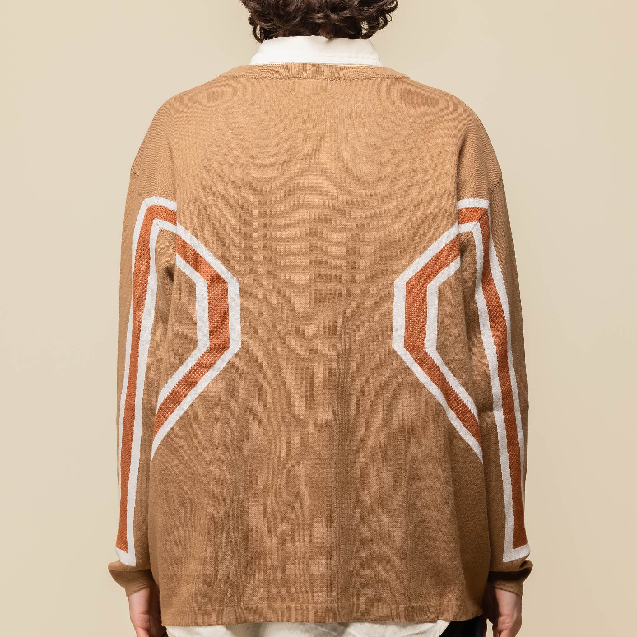 DEMARCOLAB - Idea from DD Knitted Sweater - Brown "demarcolab" "demarcolab stockists" "demarcolab taiwan" "demarco lab" Edit alt text