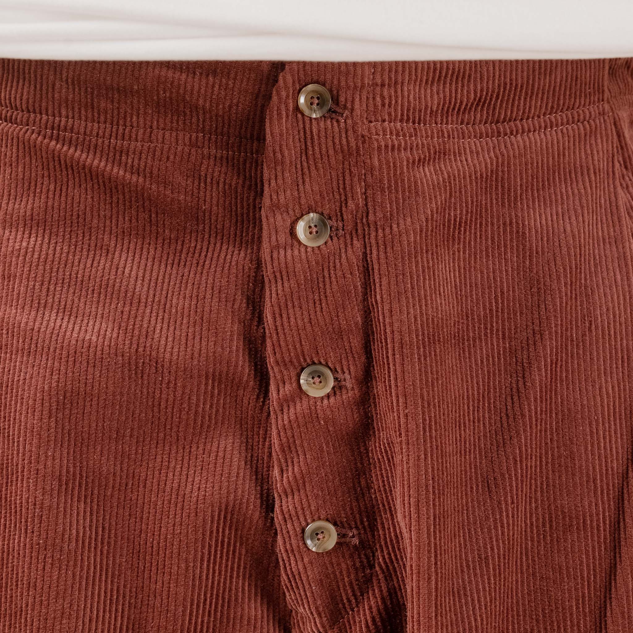 Merely Made - Corduroy Relax Wide Pants - Spice Brown 23FML212PT