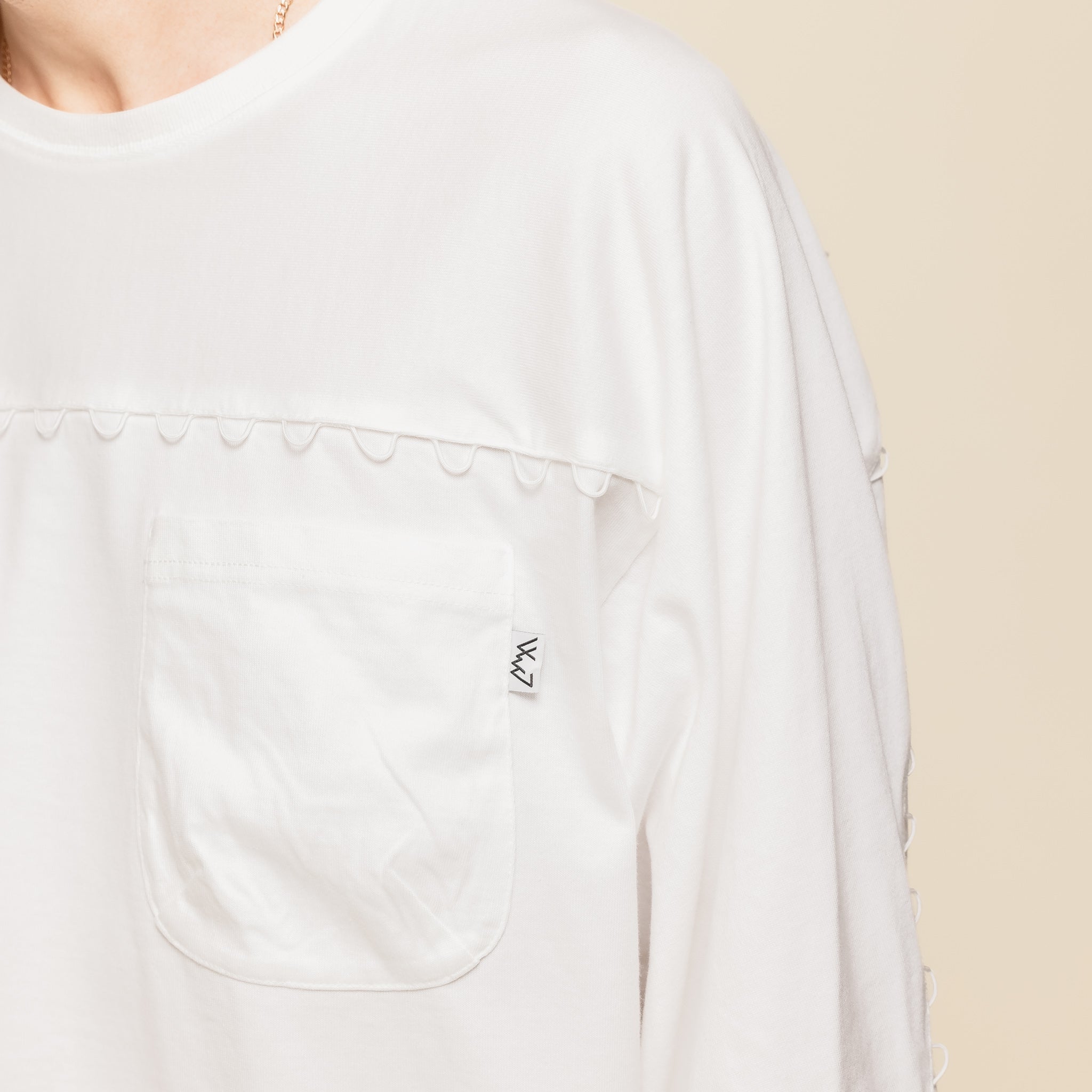 CMF Comfy Outdoor Garment - Heavy Cotton Cord L/S T-Shirt - White