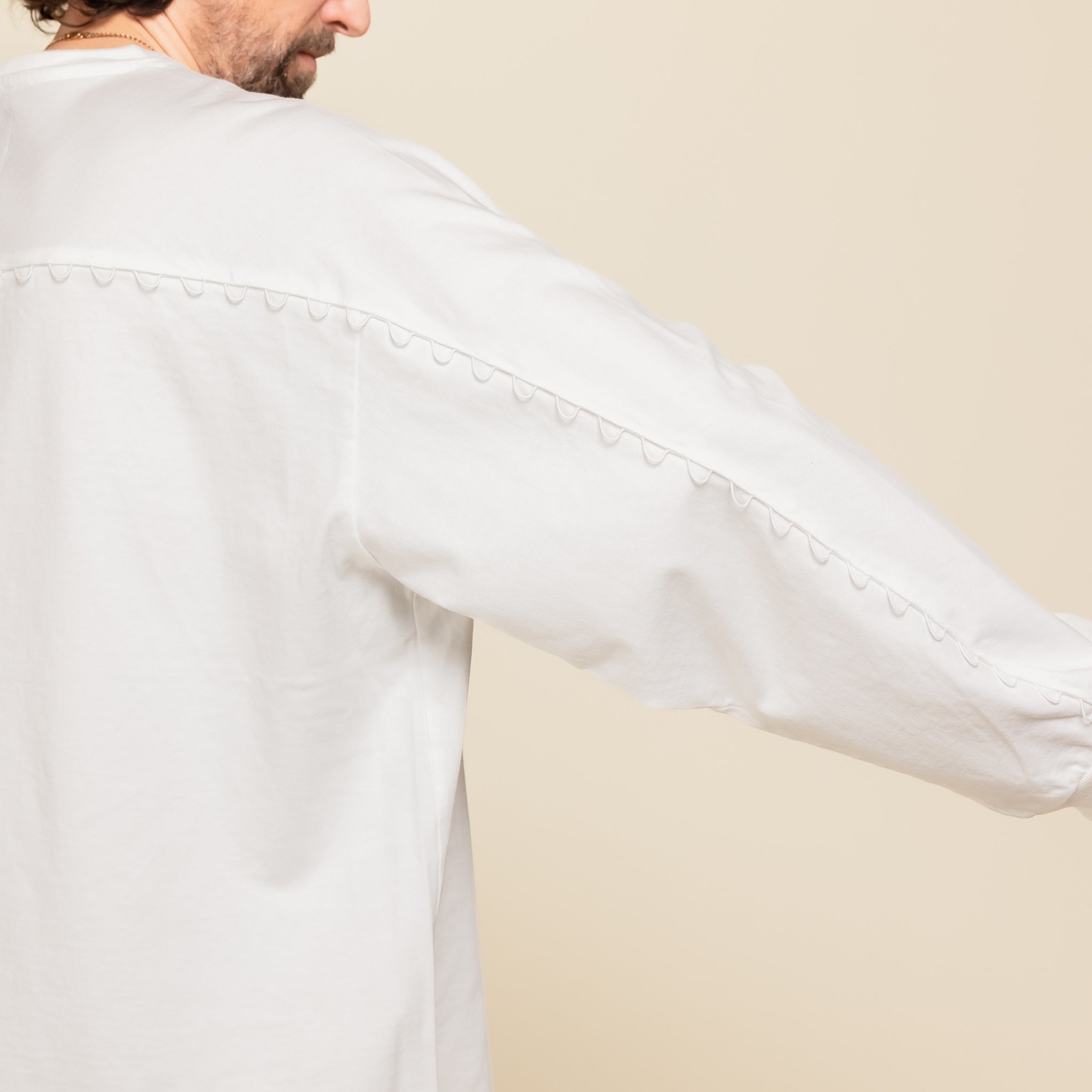 CMF Comfy Outdoor Garment - Heavy Cotton Cord L/S T-Shirt - White