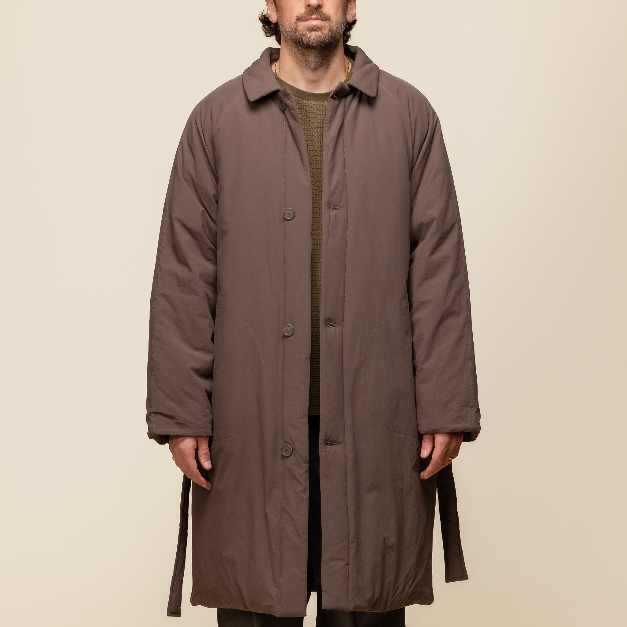 Satta - Primaloft Mac Coat - Charcoal
