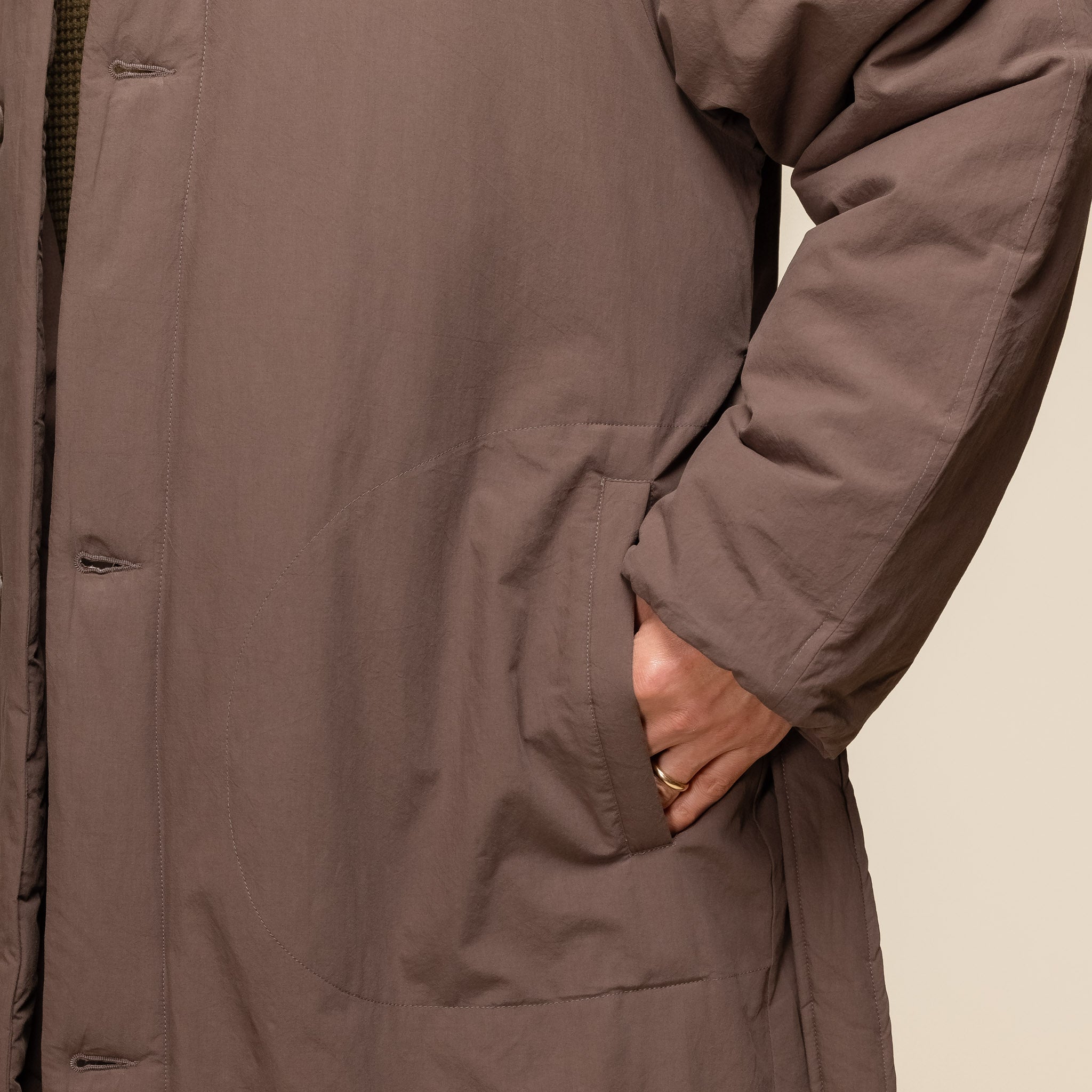 Satta - Primaloft Mac Coat - Charcoal