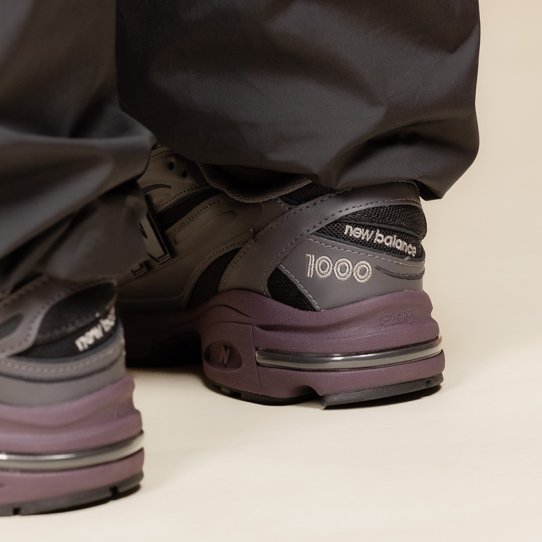 New Balance - M1000 Shoes - Magnet Plum Brown M1000EB