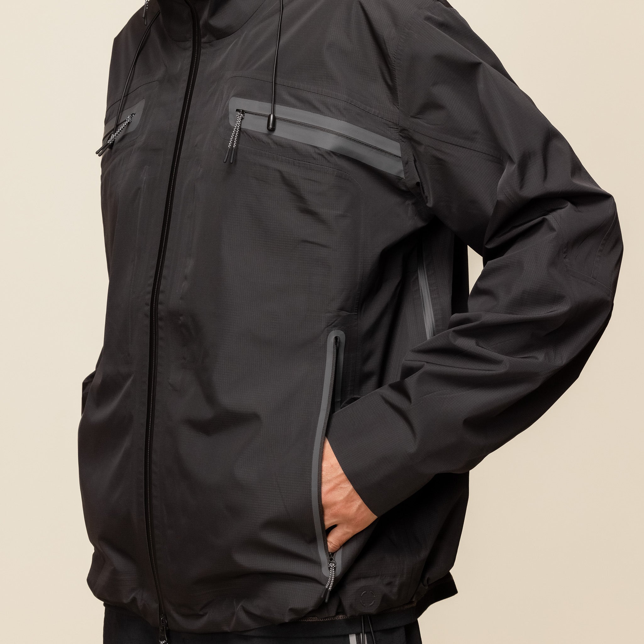 J EONGL I - 3 Layer Hardshell Jacket - Black