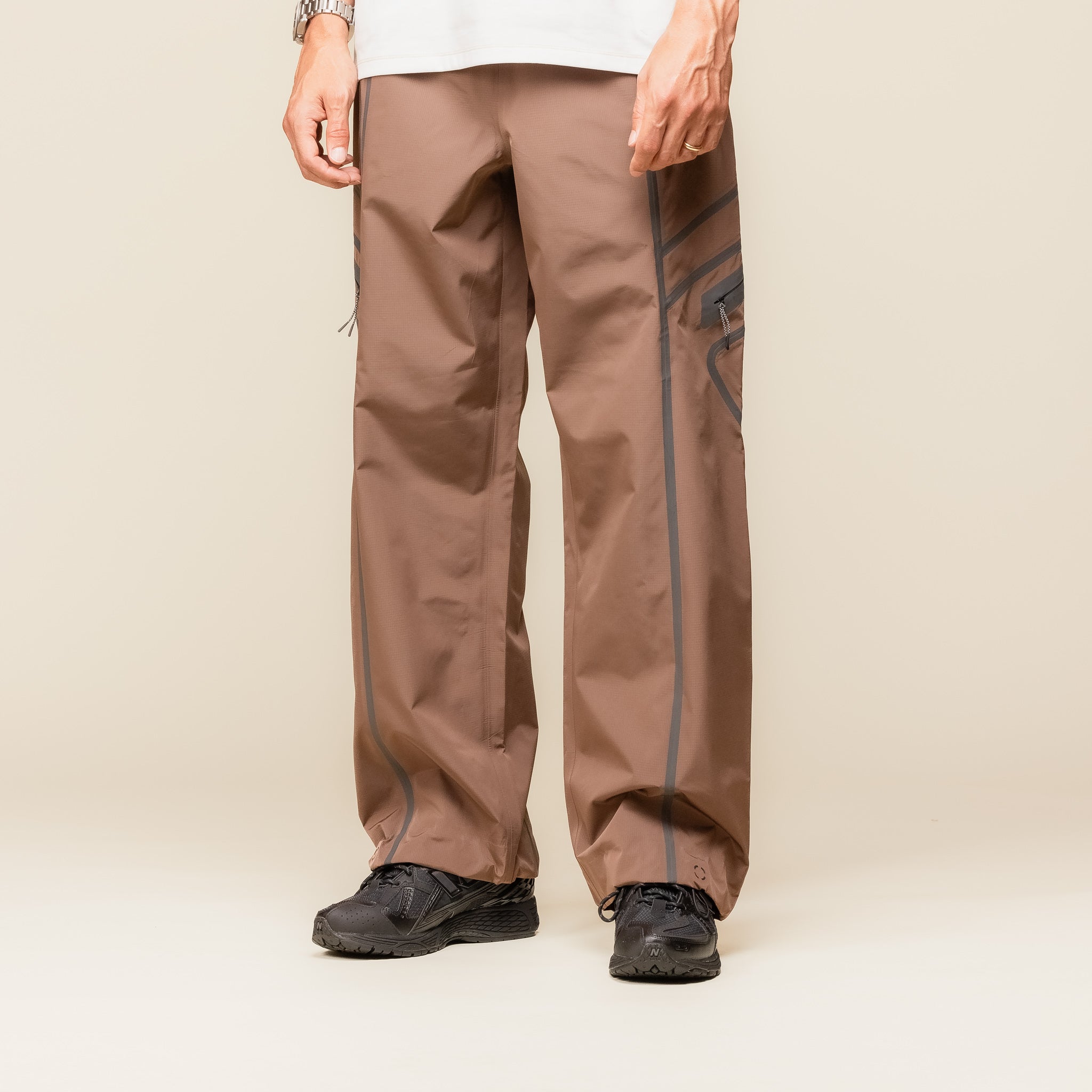 J EONGL I - 3 Layer Pants - Brown