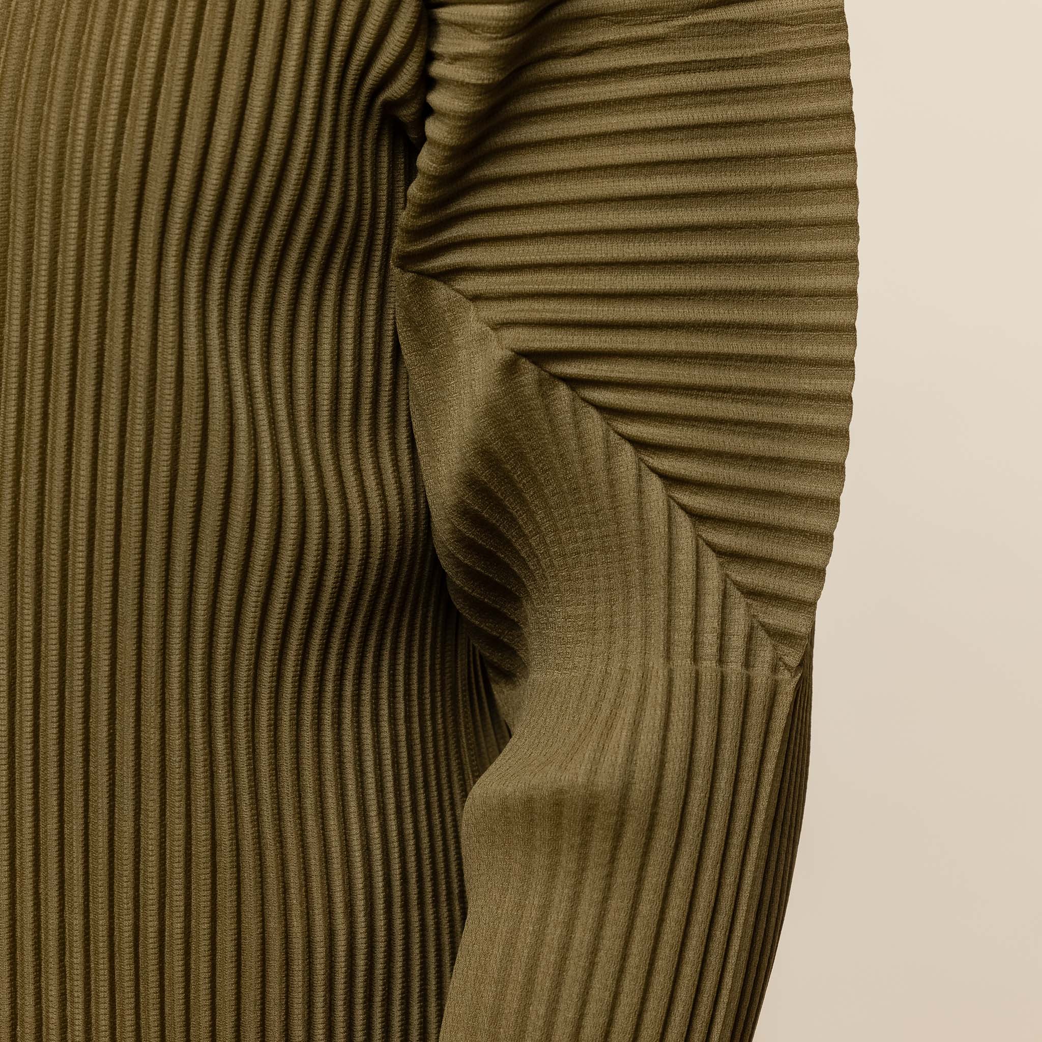 Homme Plissé Issey Miyake - Colour Pleats Top - Olive Khaki HP56JK182_67