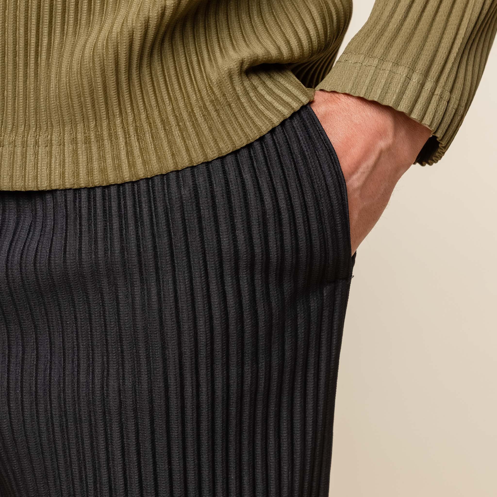 Homme Plissé Issey Miyake - Tailored Pleats Shorts - Black HP56JF159_15