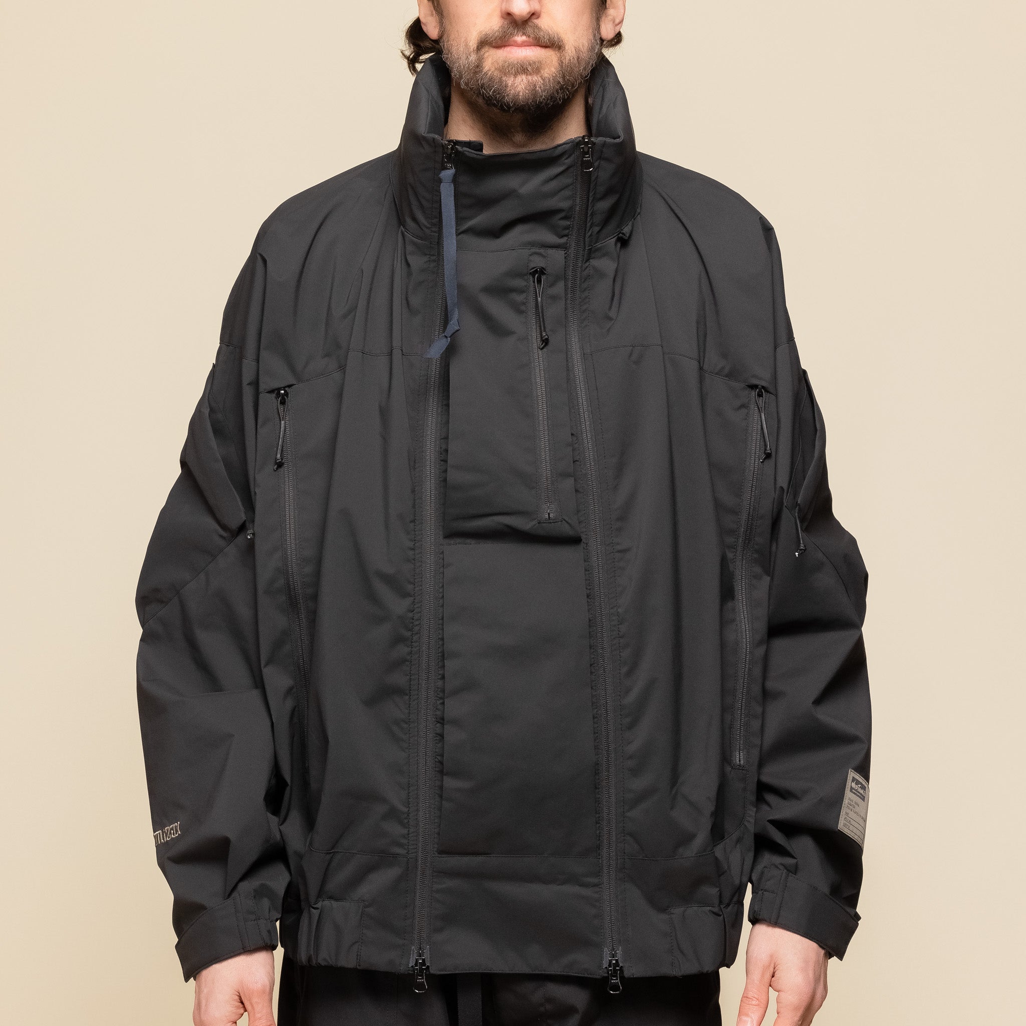Poliquant - Protected Common Uniform Hooded Jacket - Black "poliquant stockists" "poliquant website" "poliquant jacket"