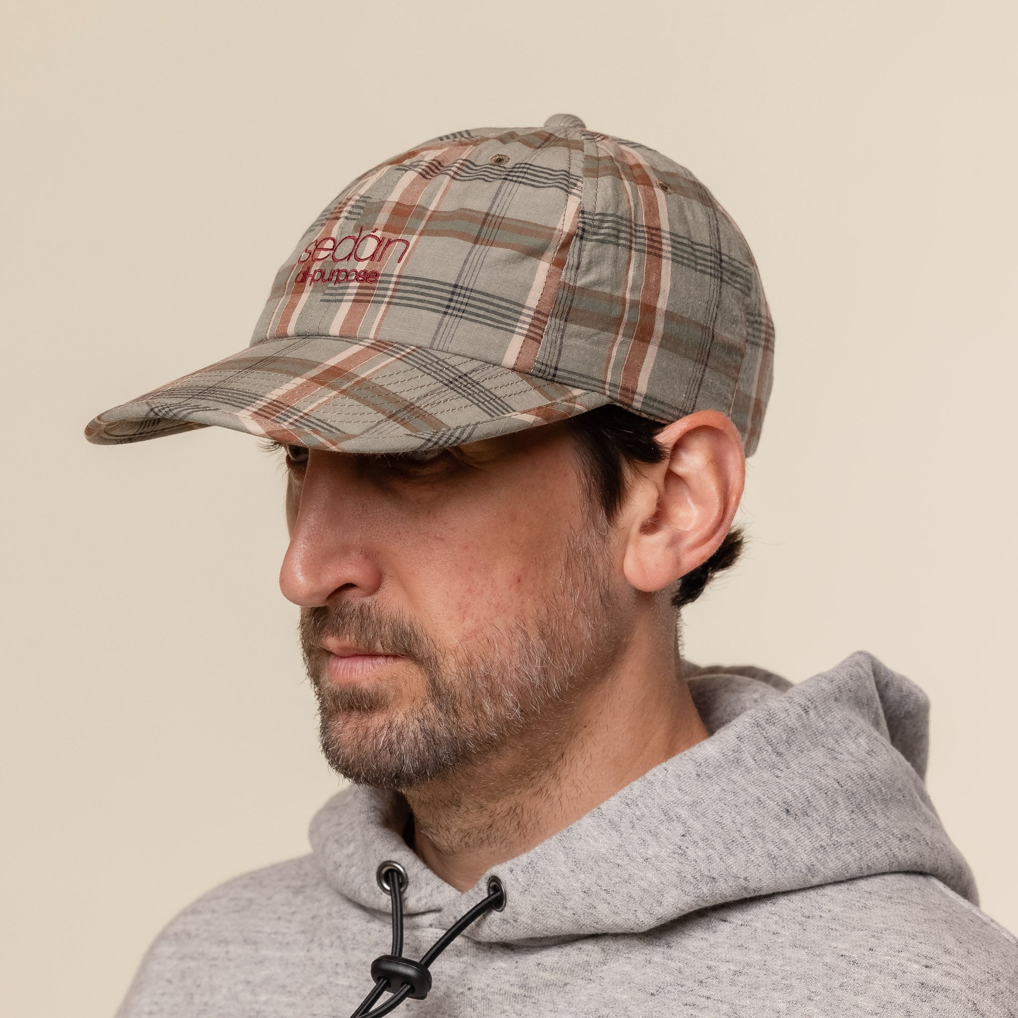 SEDAN ALL-PURPOSE - Classic Logo Madras Plaid Cap - Olive Plaid