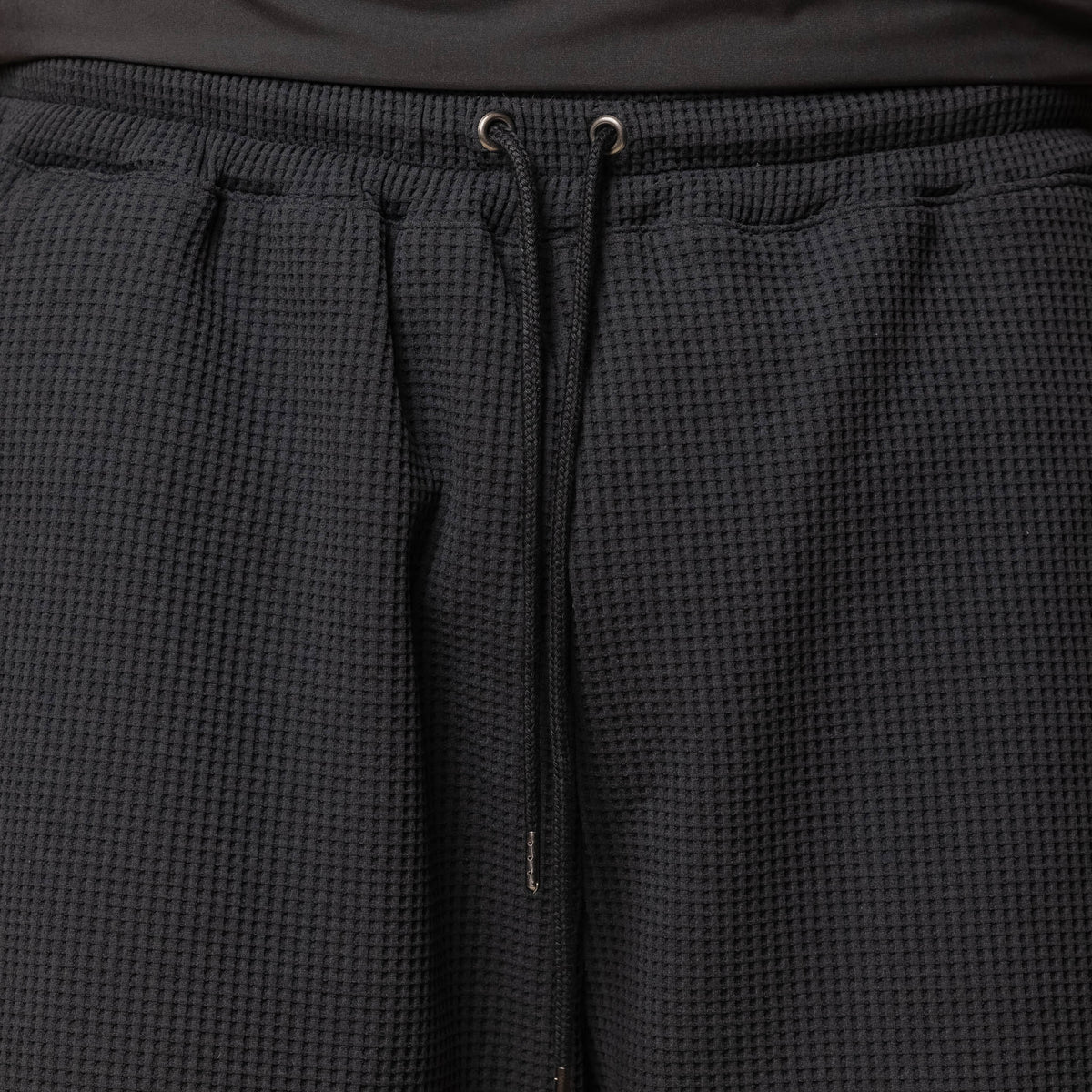 Meanswhile - SOLOTEX® Easy Waffle Shorts - Off Black | T.T.O.O