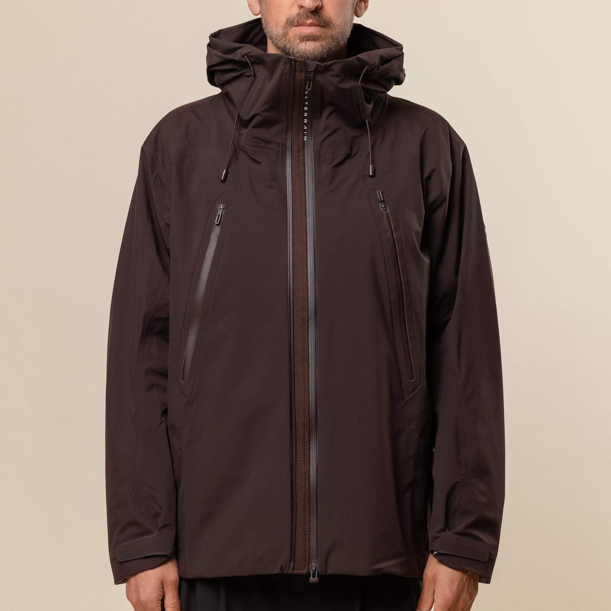 Descente Allterrain - Hard Shell Creas Jacket - Deep Mahogany