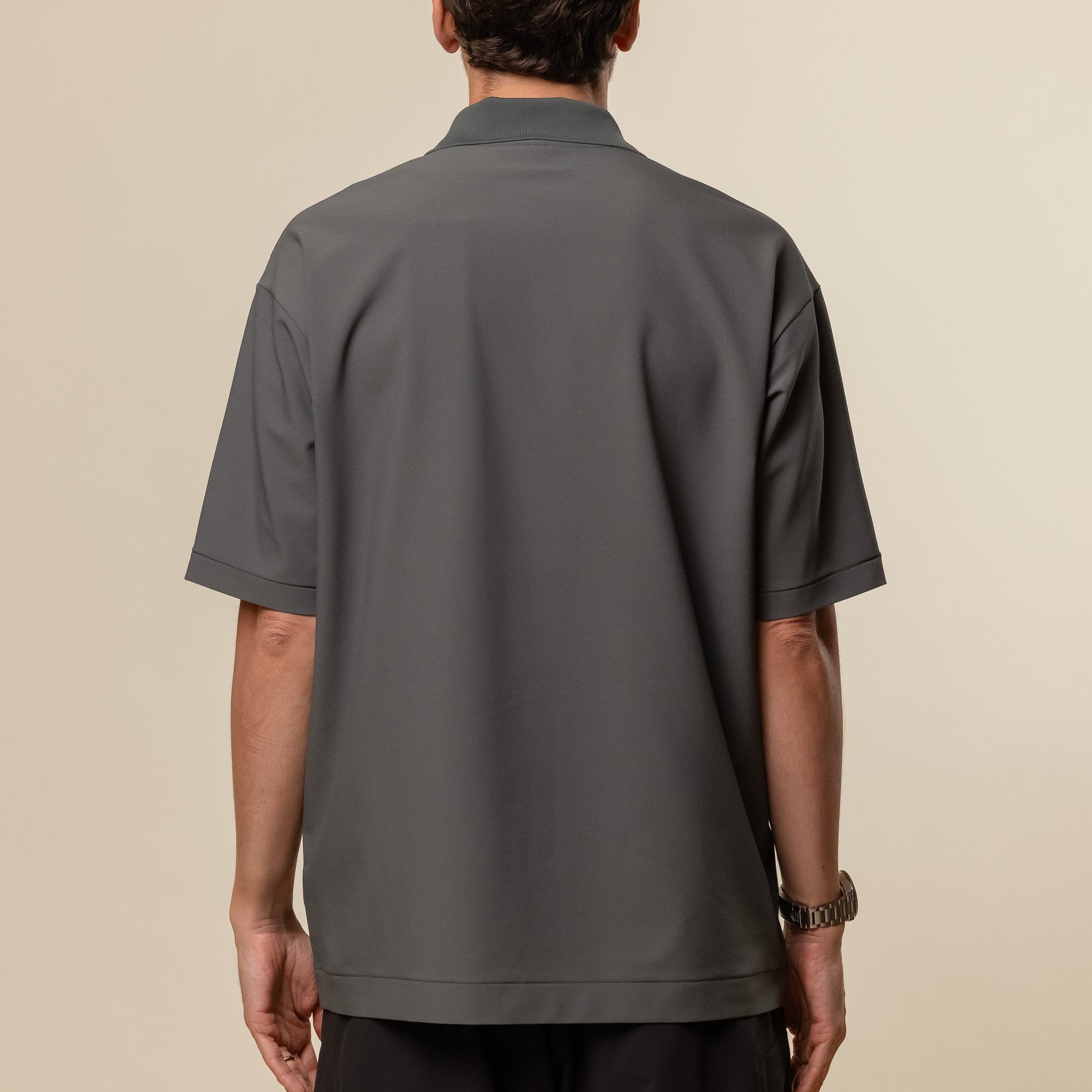 Descente IO - Tech Polo Shirt - Slate Forest
