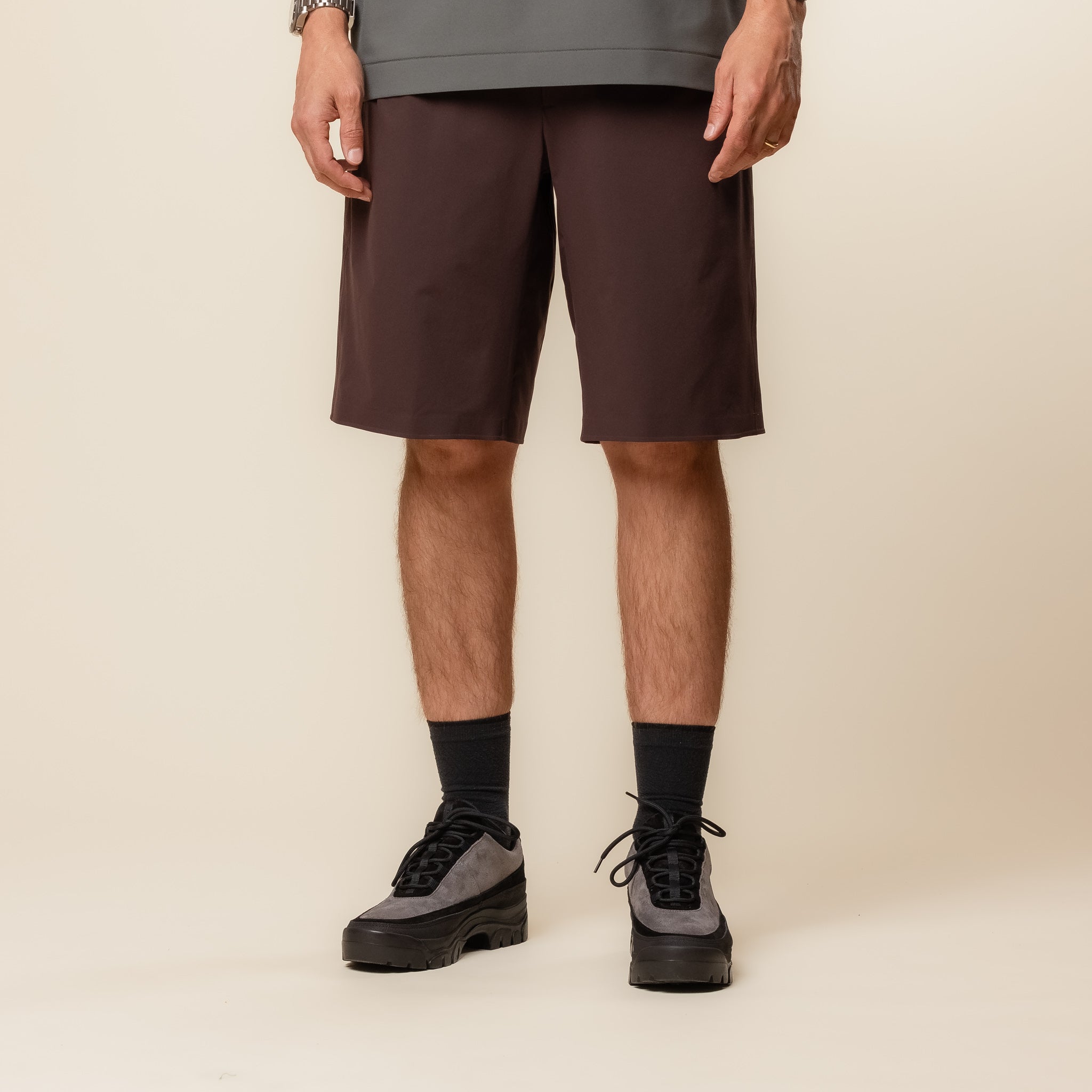 Descente Allterrain - Airflow Shorts - Deep Mahogany
