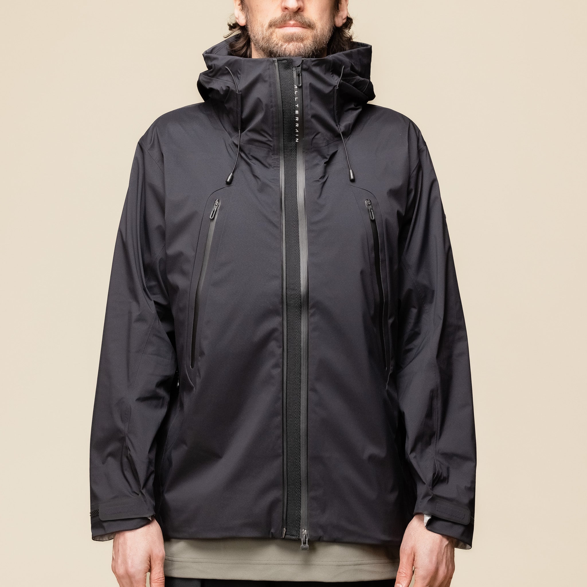 Descente Allterrain - Hard Shell Creas Jacket- Black "descente allterrain" "descente allterrain stockists" "descente allterrain sale" DAMXGK30XU