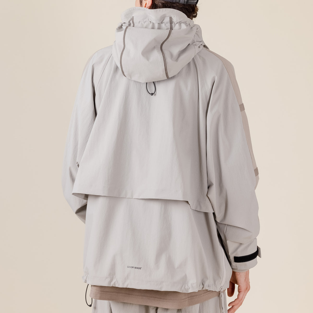 GOOPiMADE X TTOO - “Gof-A3” Tech-Meander Pullover Jacket - Light 