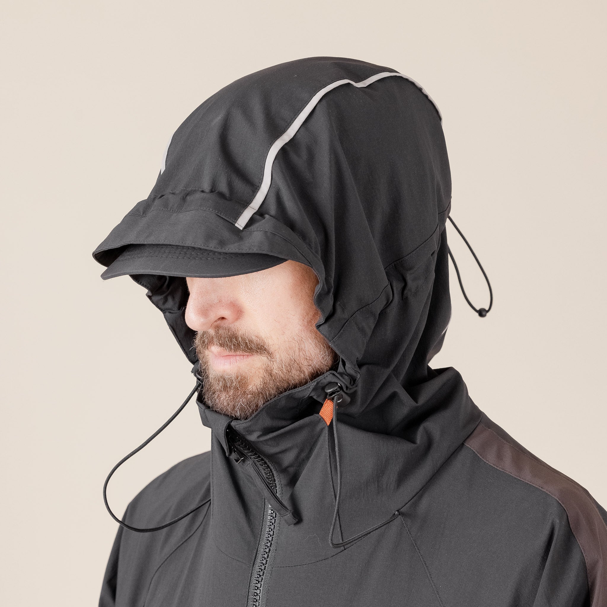 GOOPiMADE X TTOO - “Gof-A3” Tech-Meander Pullover Jacket - Black "goopimade this thing of ours" "goopimade TTOO collaboration"