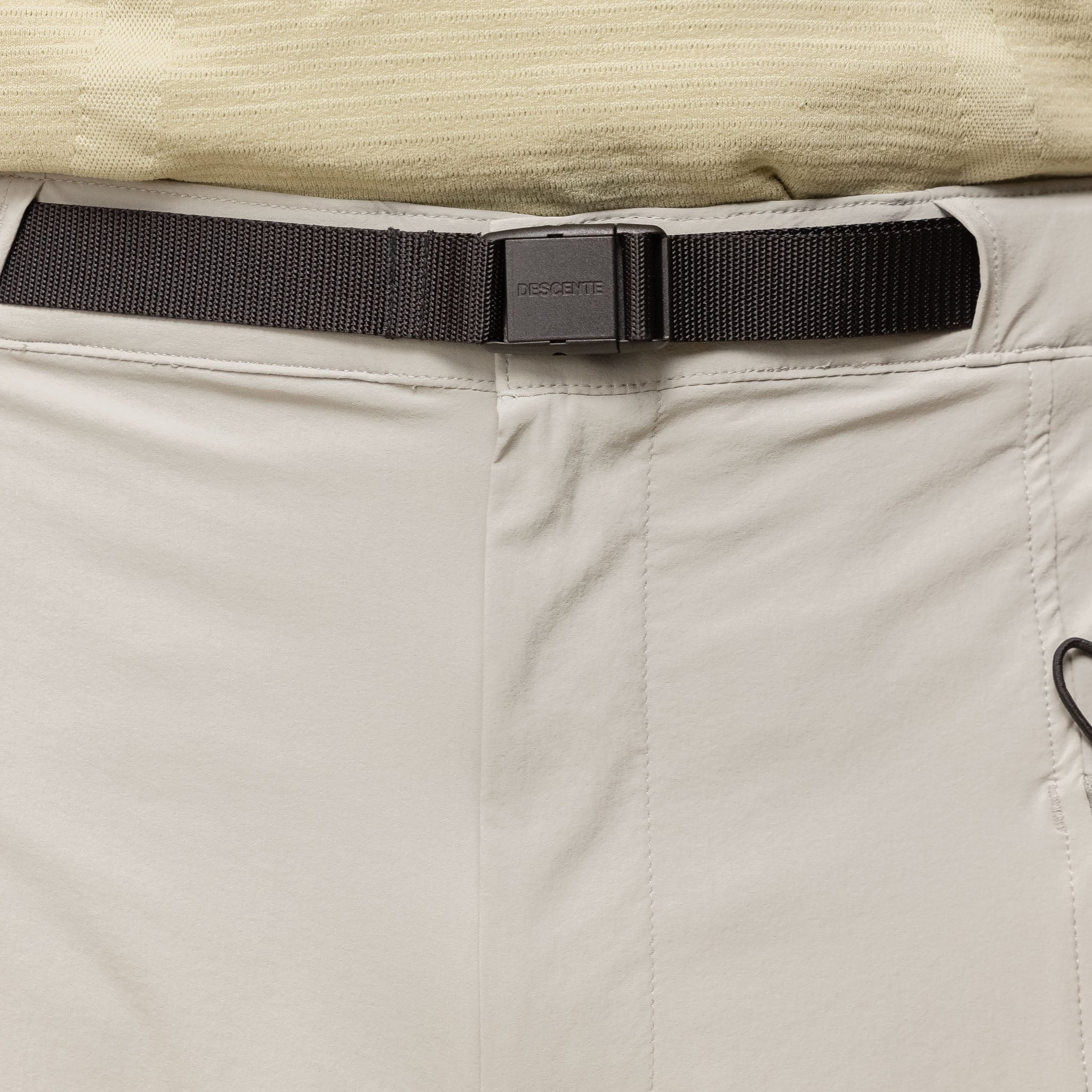 DOMXGD86U Descente 81 - Cordura Nylon Half Pants (Shorts) - Sand Beige