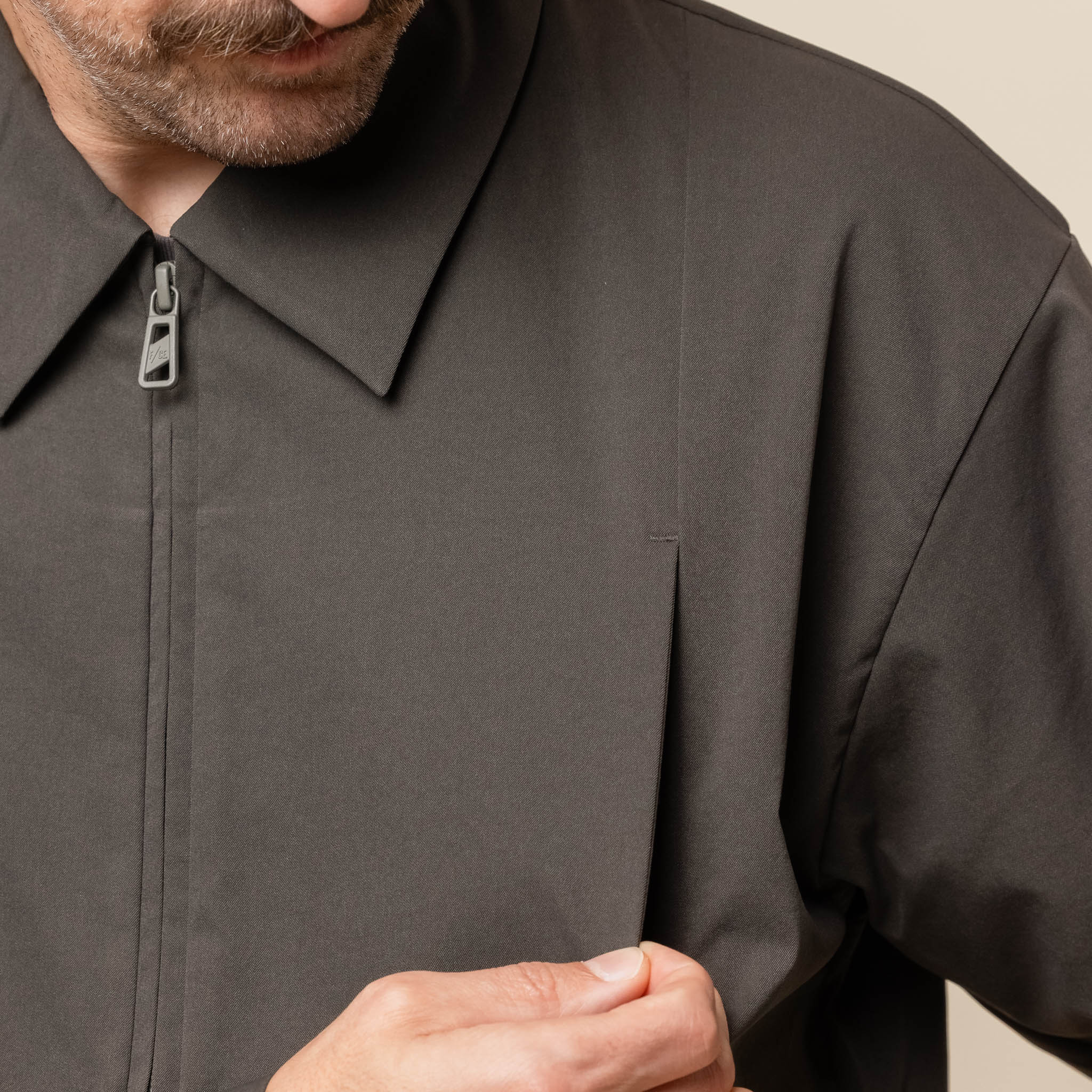 F/CE - Technical Stretch Shirt Jacket - Grey