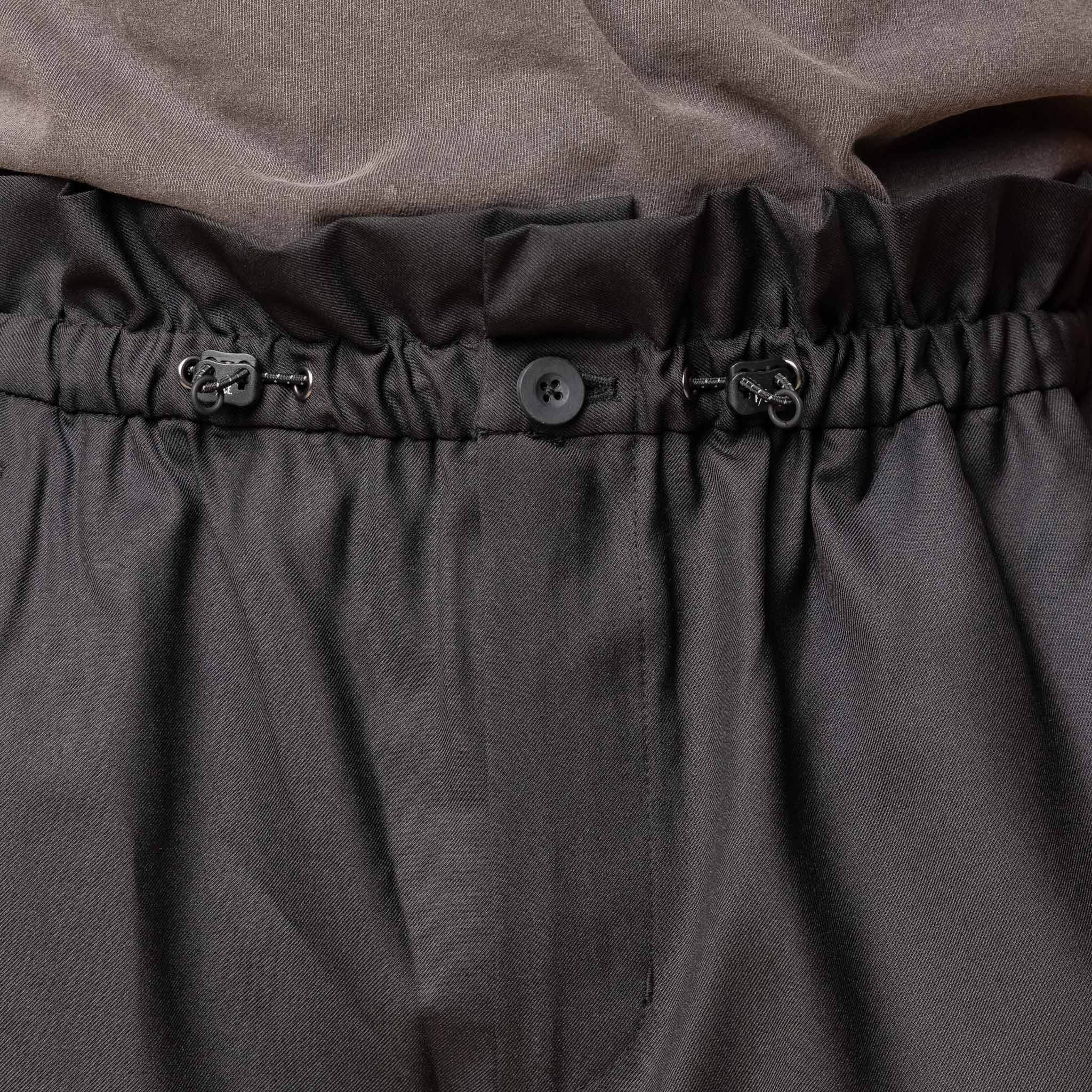 F/CE - Twistwool Wide Trousers - Black