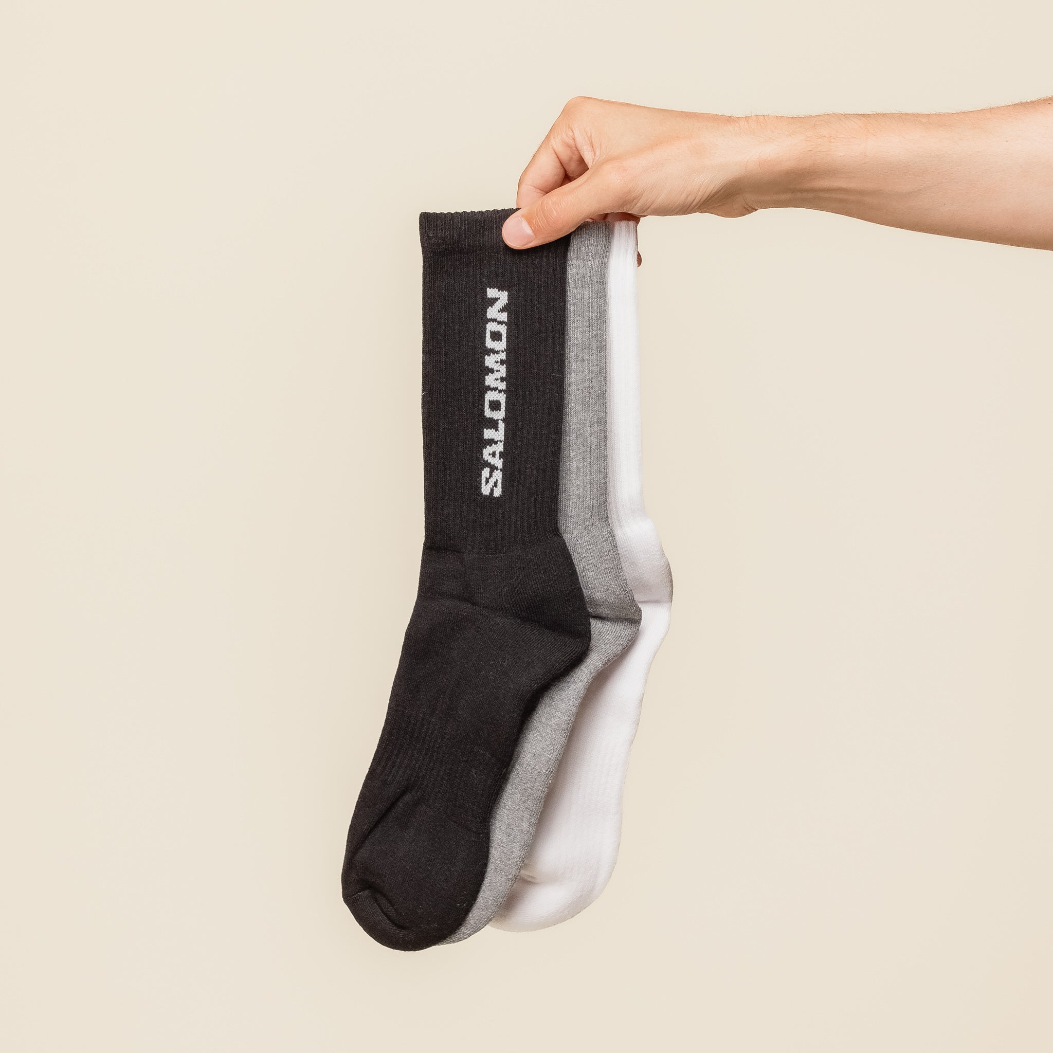 Salomon - Everyday Crew Sock 3 Pack - White