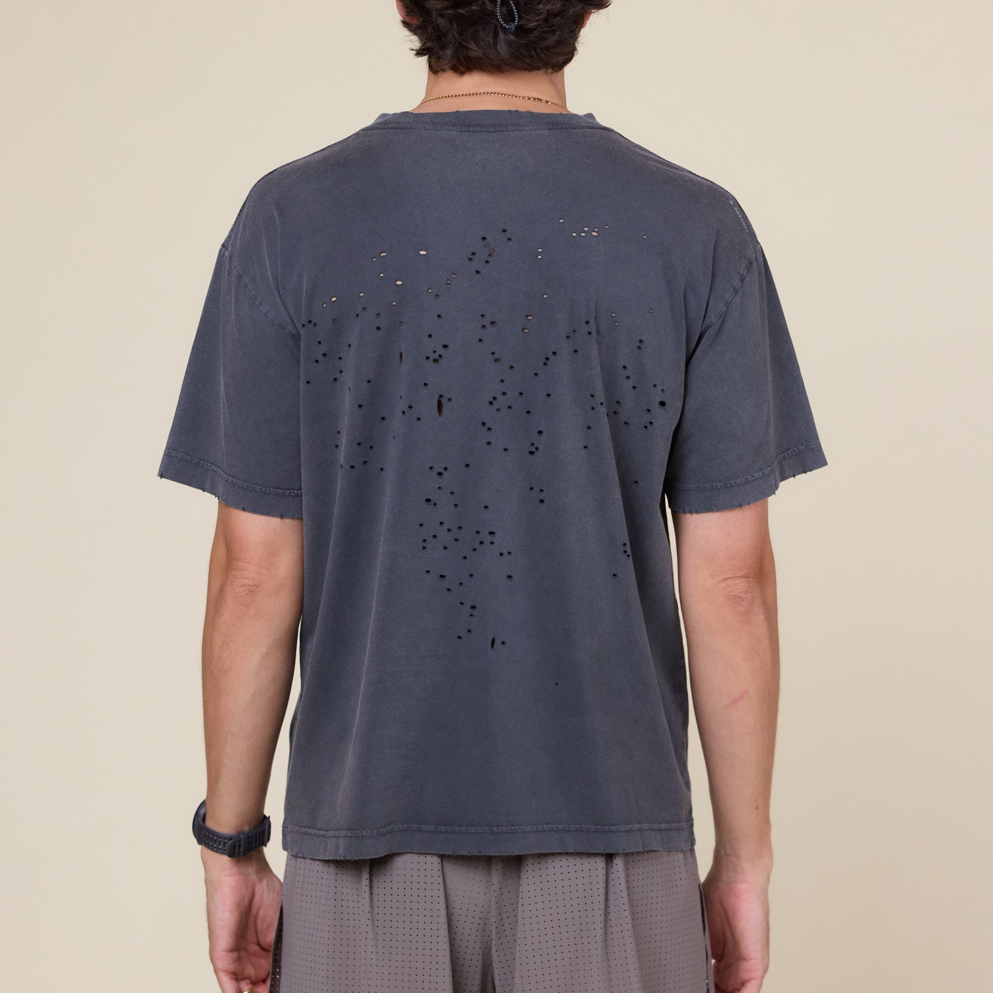 Satisfy Running - MothTech™ T‑Shirt - Aged Black