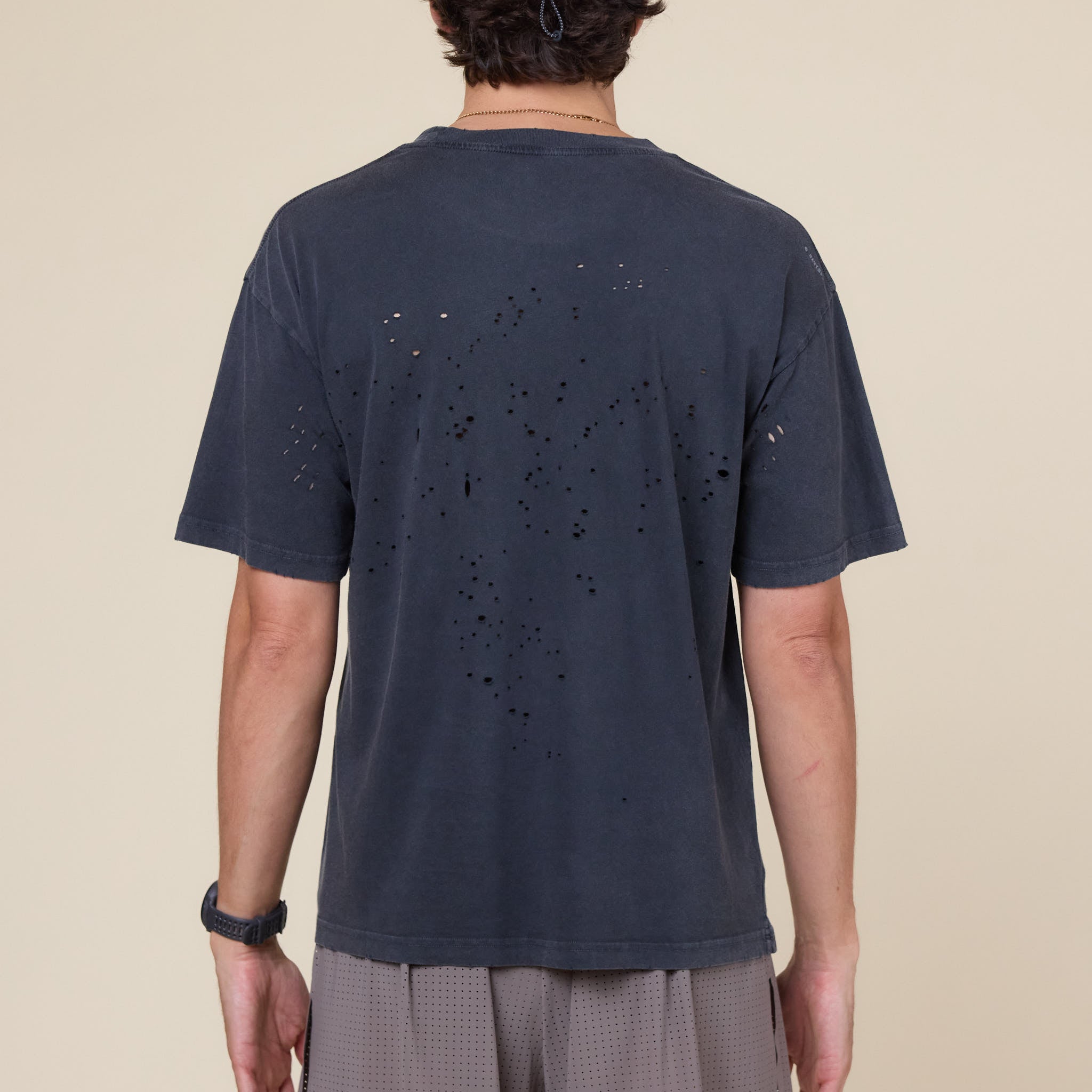 Satisfy Running - MothTech™ T‑Shirt - Aged Black