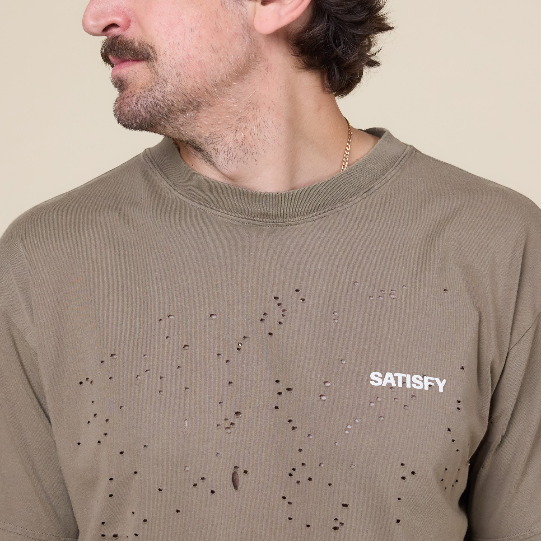 Satisfy Running - MothTech™ T‑Shirt - Aged Falcon