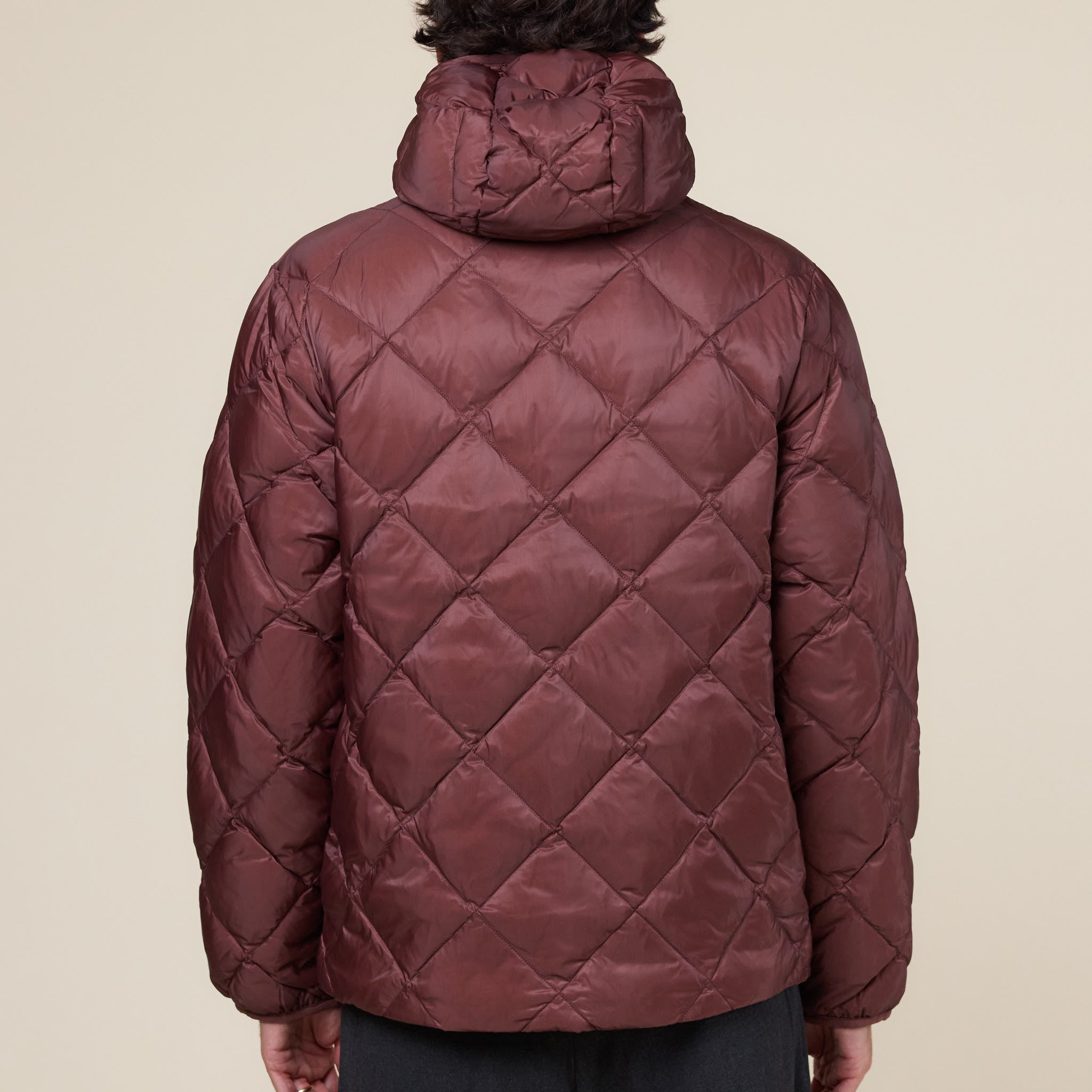 Hiking Patrol - Base Light Down Hooded Jacket - Maroon