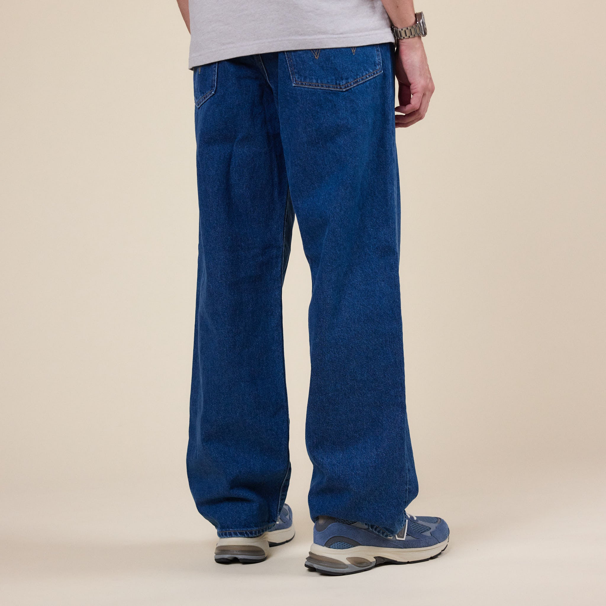 Edwin Jeans - Made in Japan Wide Pant - Blue Mid (Worn Look)