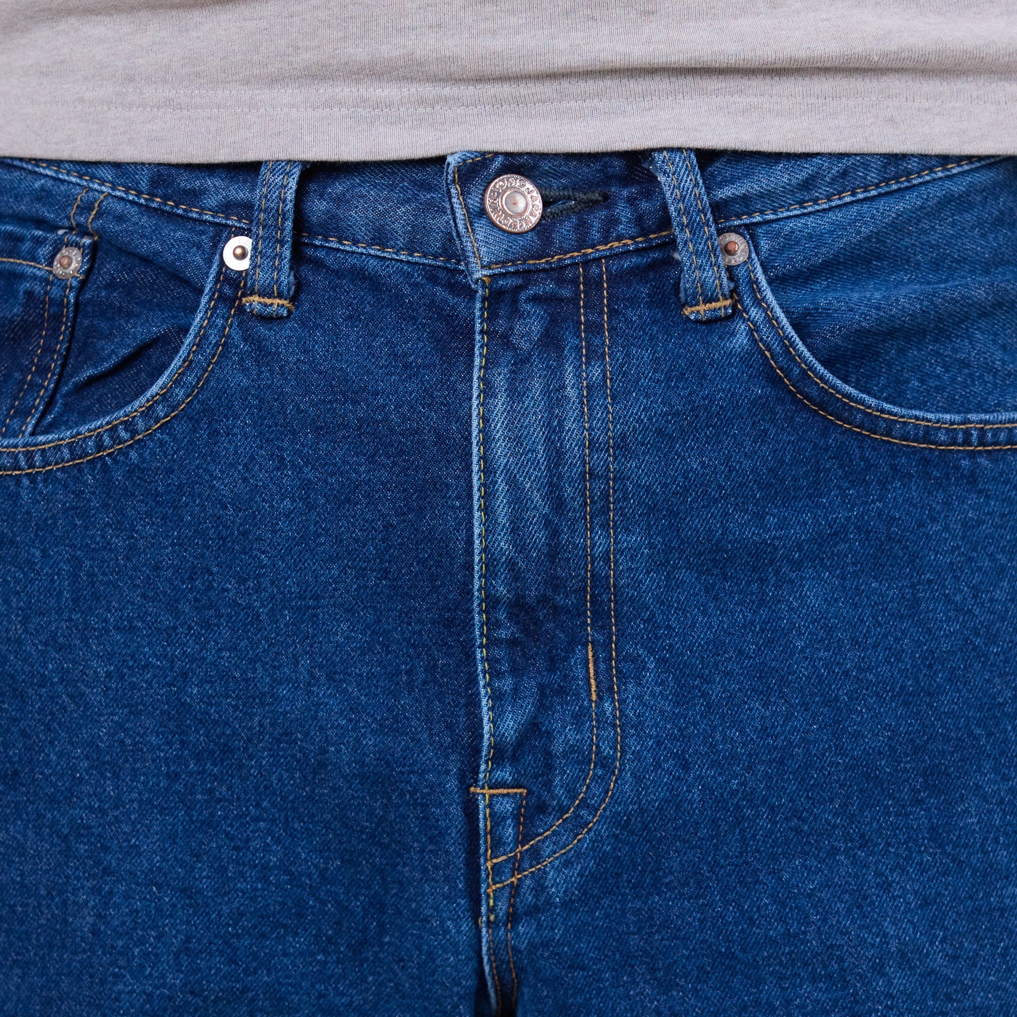 Edwin Jeans - Made in Japan Wide Pant - Blue Mid (Worn Look)