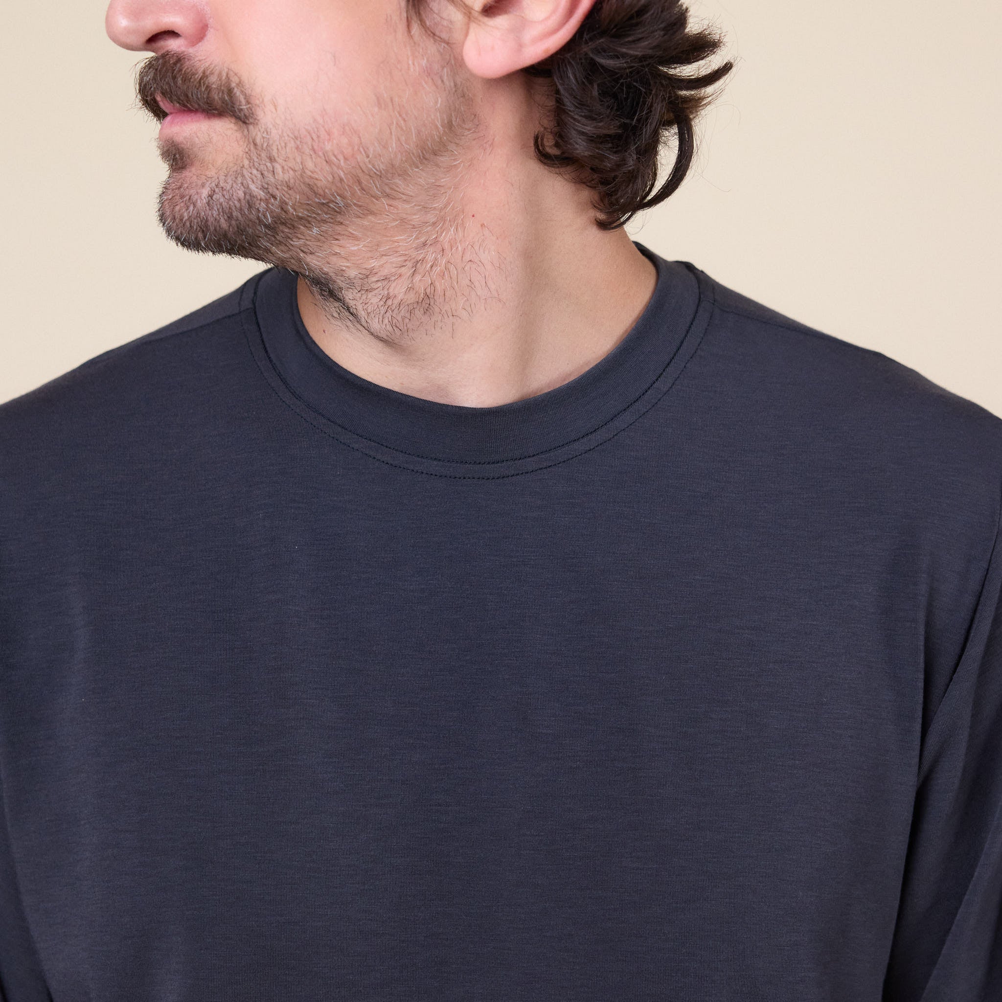 Goldwin - Polartec Delta Long Sleeve T-Shirt - Black Ink
