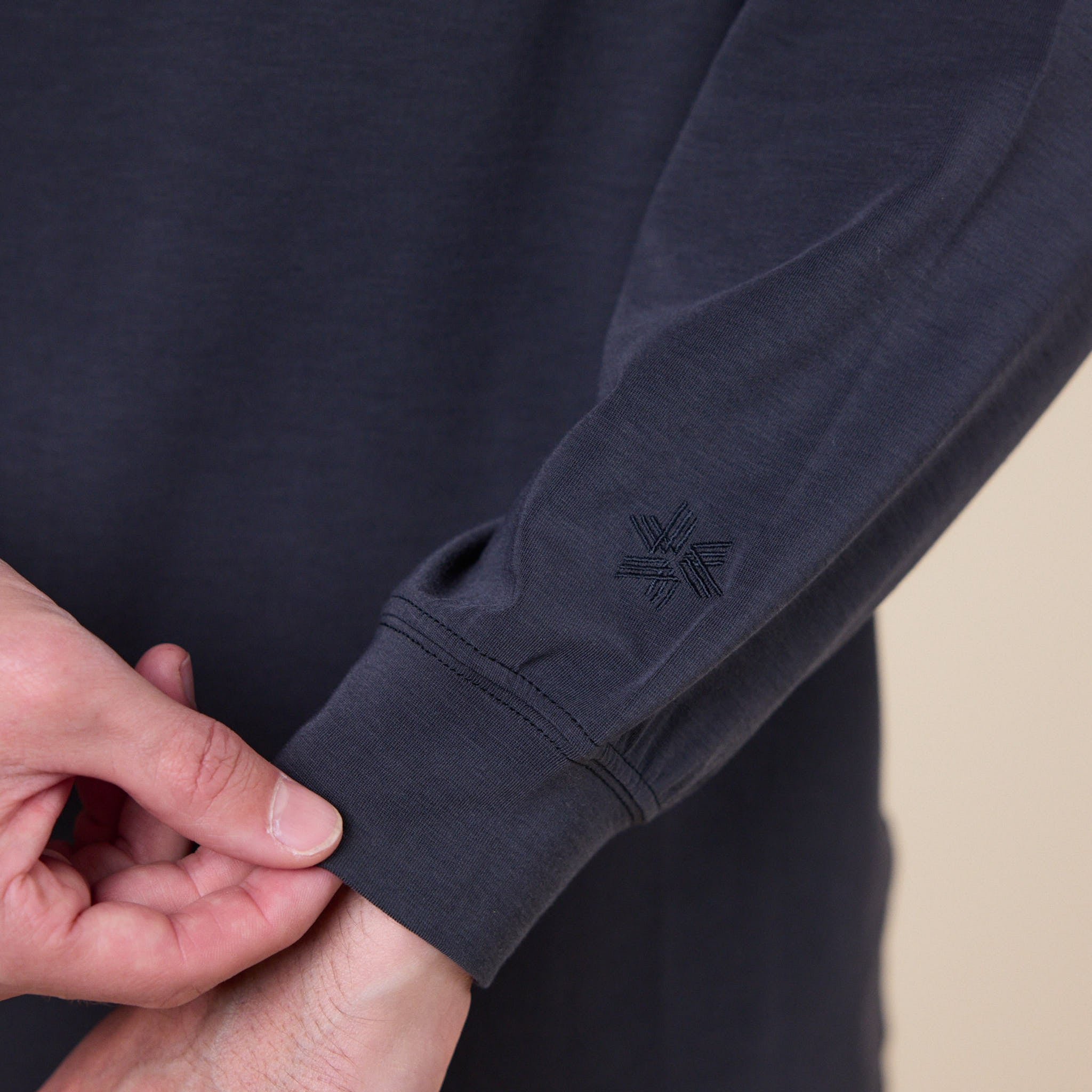 Goldwin - Polartec Delta Long Sleeve T-Shirt - Black Ink